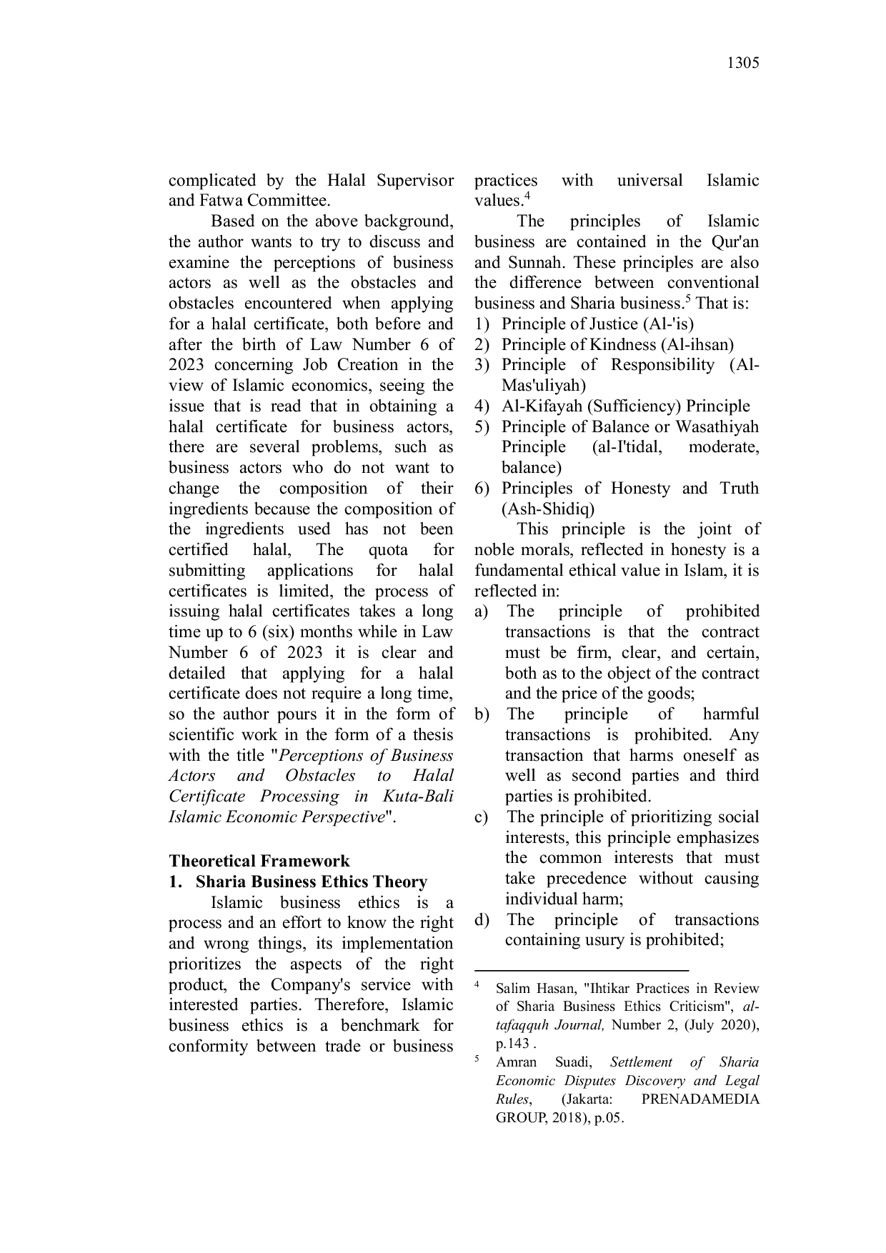 JURIS Business Perceptions and Barriers Halal Certificate Processing in Kuta Bali Islamic Economic Perspective