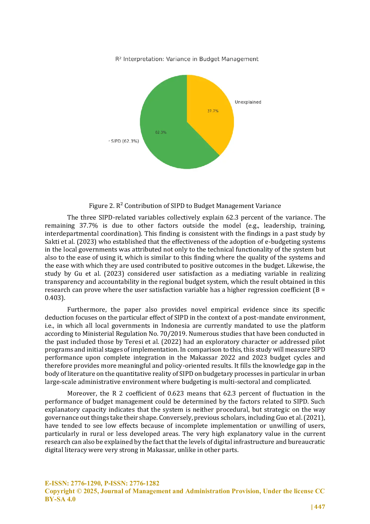 JURIS The Influence of the SIPD Application on Budget Management in the Makassar City Government South Sulawesi Province
