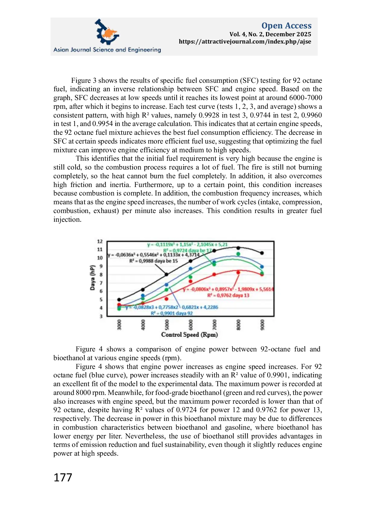 JURIS The Effect Of Bioethanol Blends With 92 Octane Gasoline On Engine Performance And Exhaust Emissions