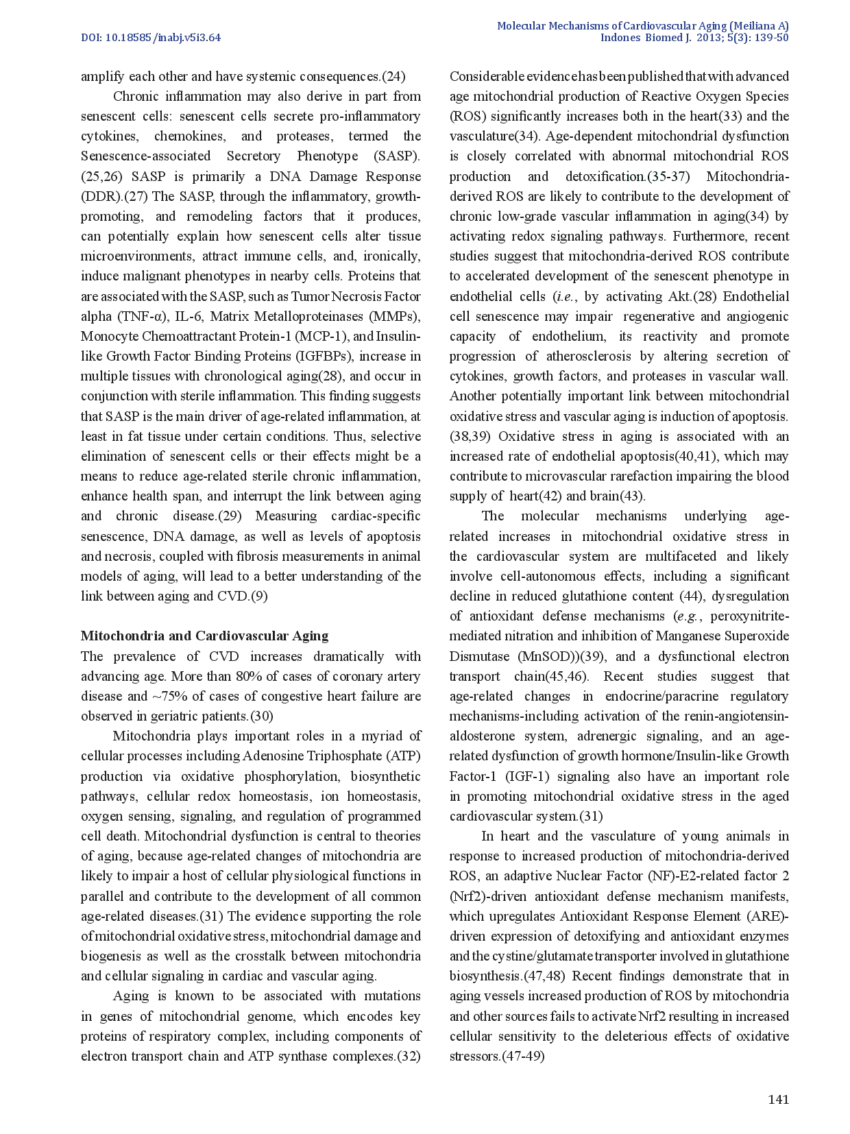 juris Molecular Mechanisms of Cardiovascular Aging