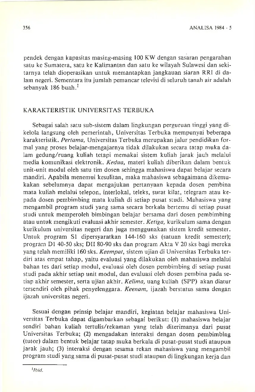 JURIS Universitas Terbuka Alternatif Baru Pendidikan Tinggi Kita