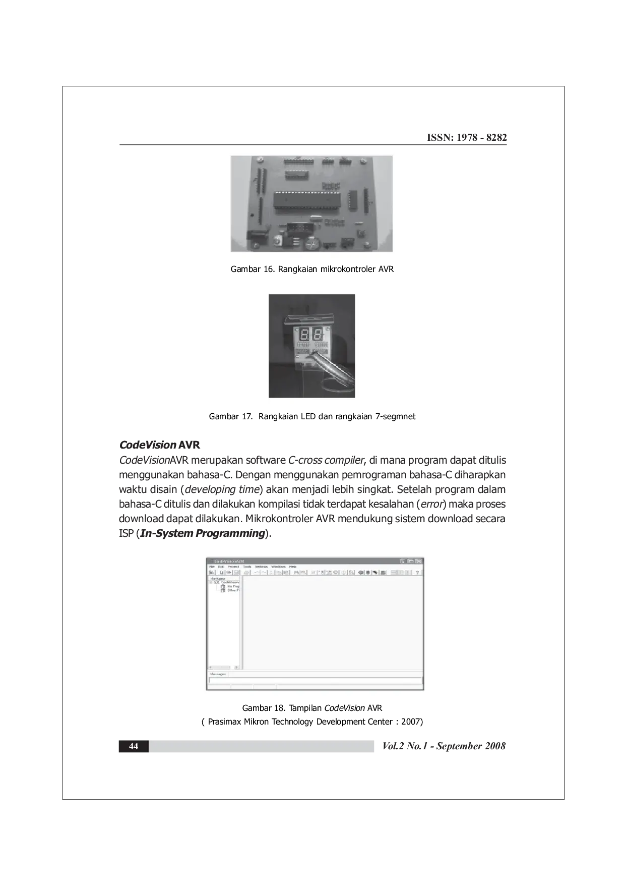 JURIS Perancangan Sistem Timer Pada Lampu Lalulintas Dengan Mikrokontroler Avr