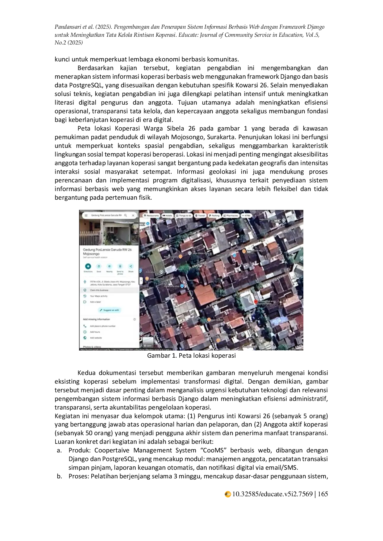 JURIS Pengembangan dan Penerapan Sistem Informasi Berbasis Web dengan Framework Django untuk Meningkatkan Tata Kelola Rintisan Koperasi