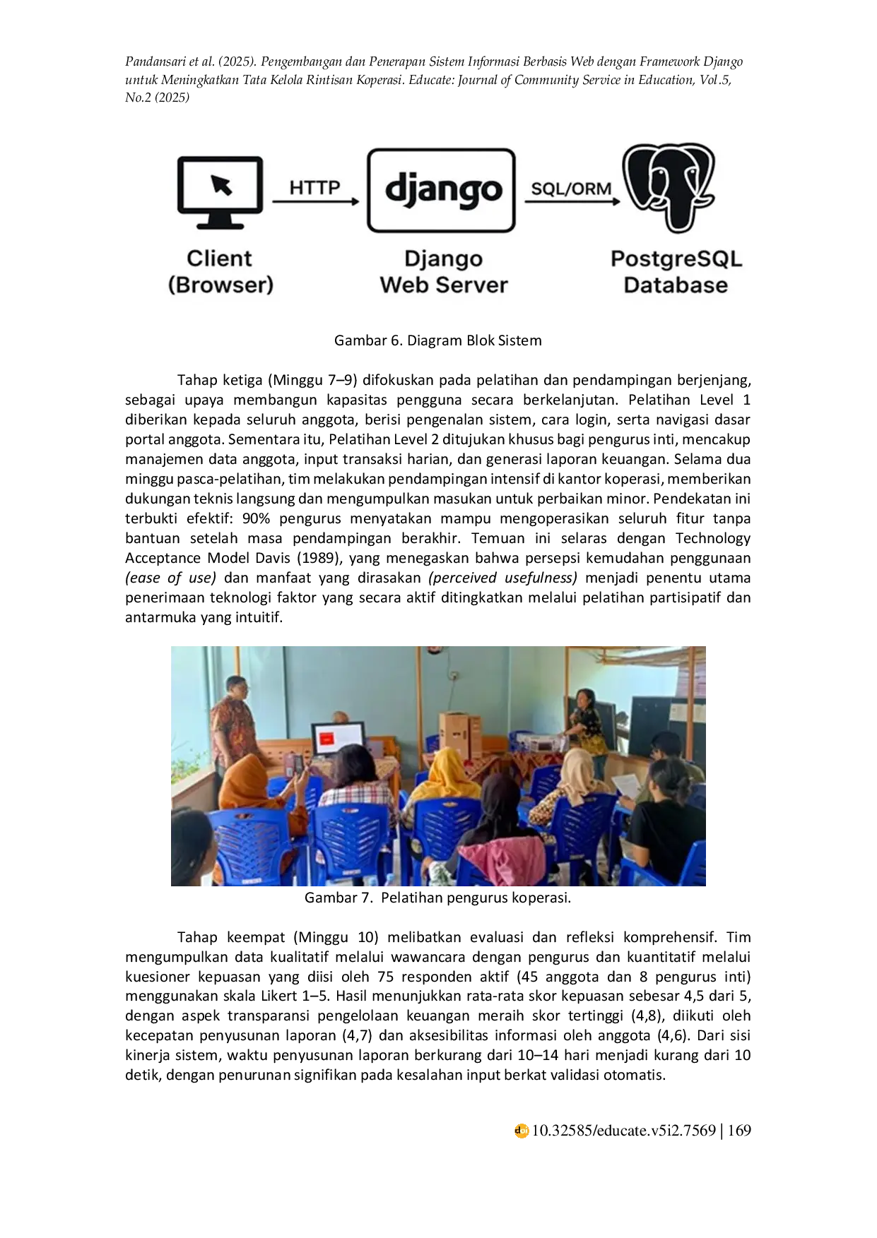 JURIS Pengembangan dan Penerapan Sistem Informasi Berbasis Web dengan Framework Django untuk Meningkatkan Tata Kelola Rintisan Koperasi