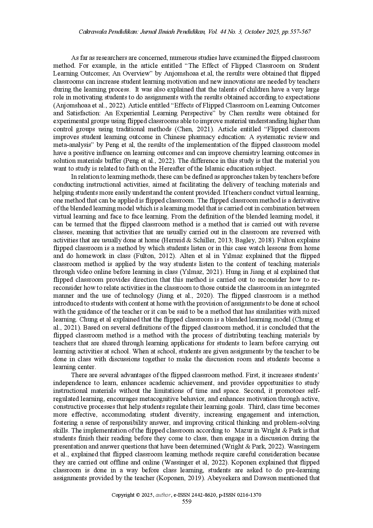 juris Optimizing educational management through the flipped classroom method An innovation in Islamic education learning in the digital era