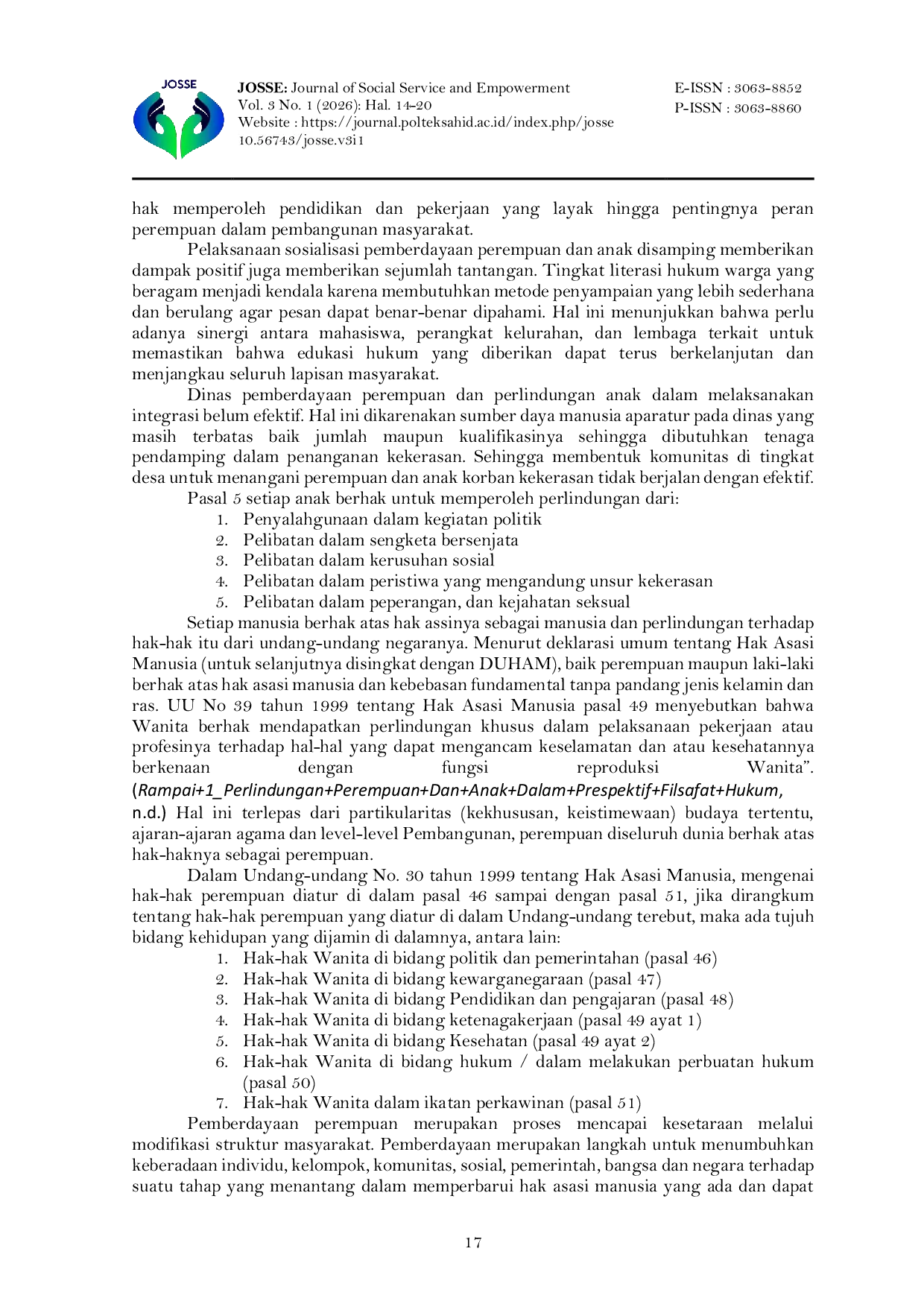 JURIS KKN Sebagai Instrumen Edukasi Hukum Untuk Perlindungan Hak Hak Perempuan Dan Anak di Kelurahan Margaluyu