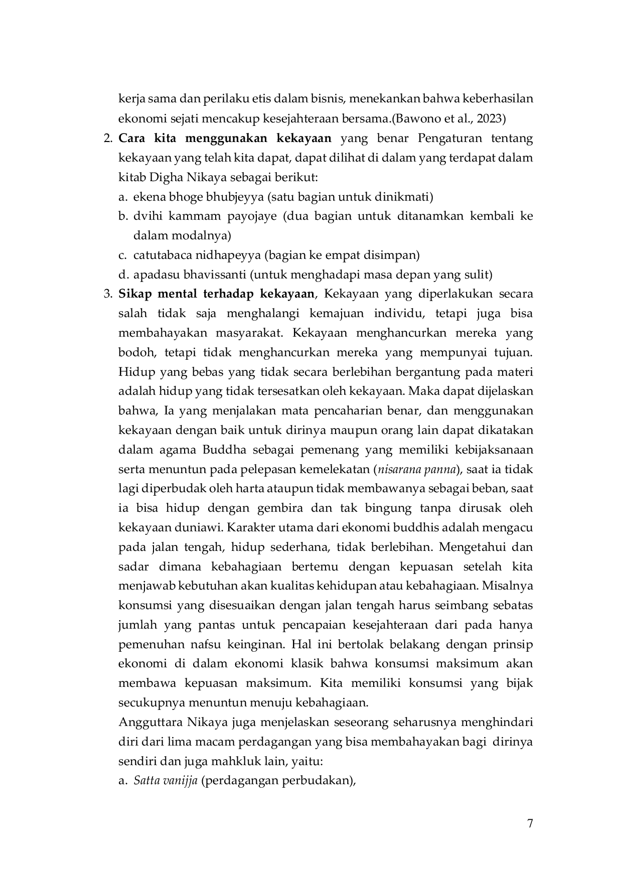 JURIS Persepektif Perekonomian Buddhis Sesuai Anguttara Nikaya