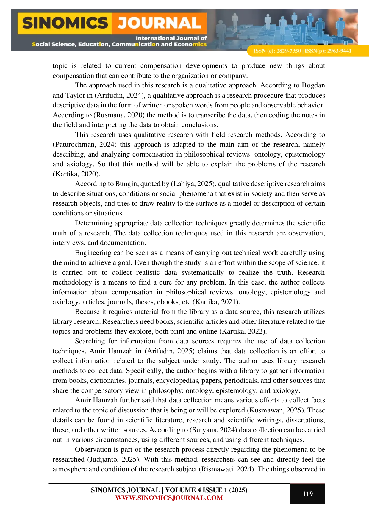 JURIS Compensation in Philosophical Review Ontology Epistemology and Axiology