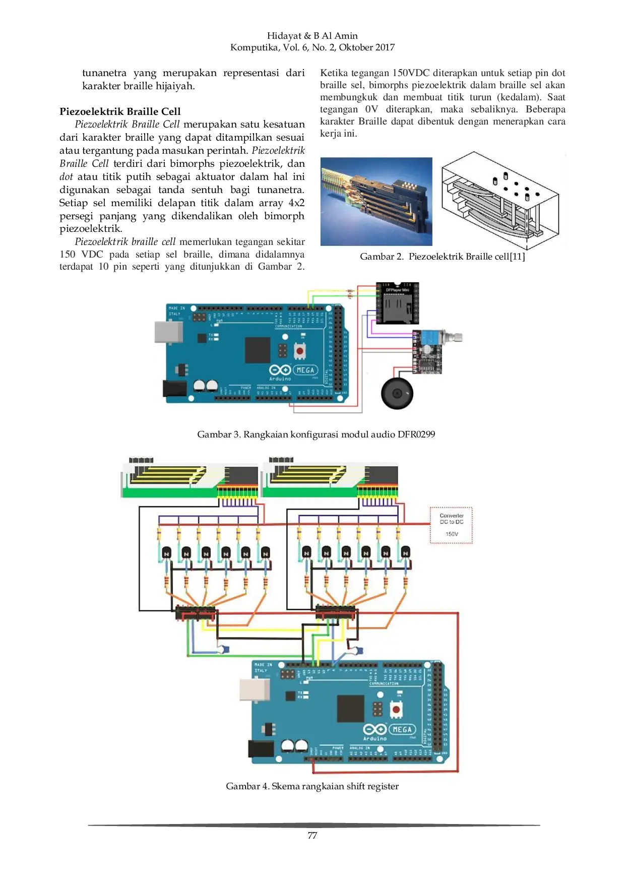 JURIS Perancangan dan Implementasi Iqra Braille Elektronik Berbasis Mikrokontroler dan Android