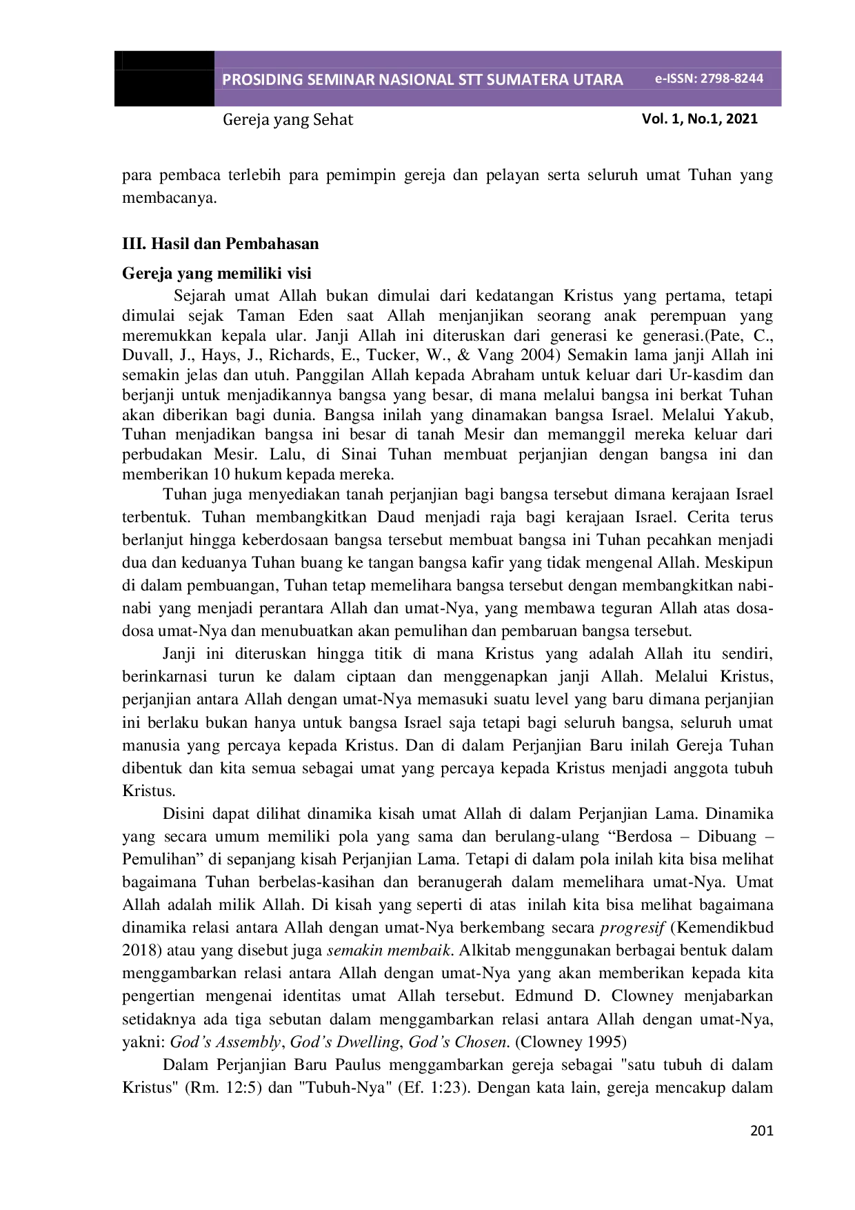 JURIS Karakteristik Gereja yang Sehat