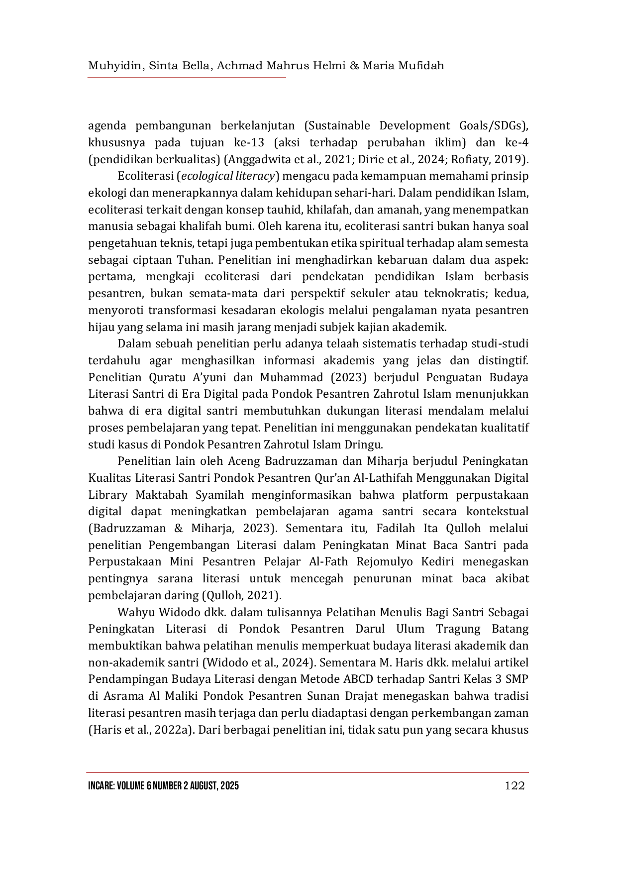 JURIS Ecoliterasi Santri Transformasi Kesadaran Lingkungan di Pesantren Hijau Indonesia