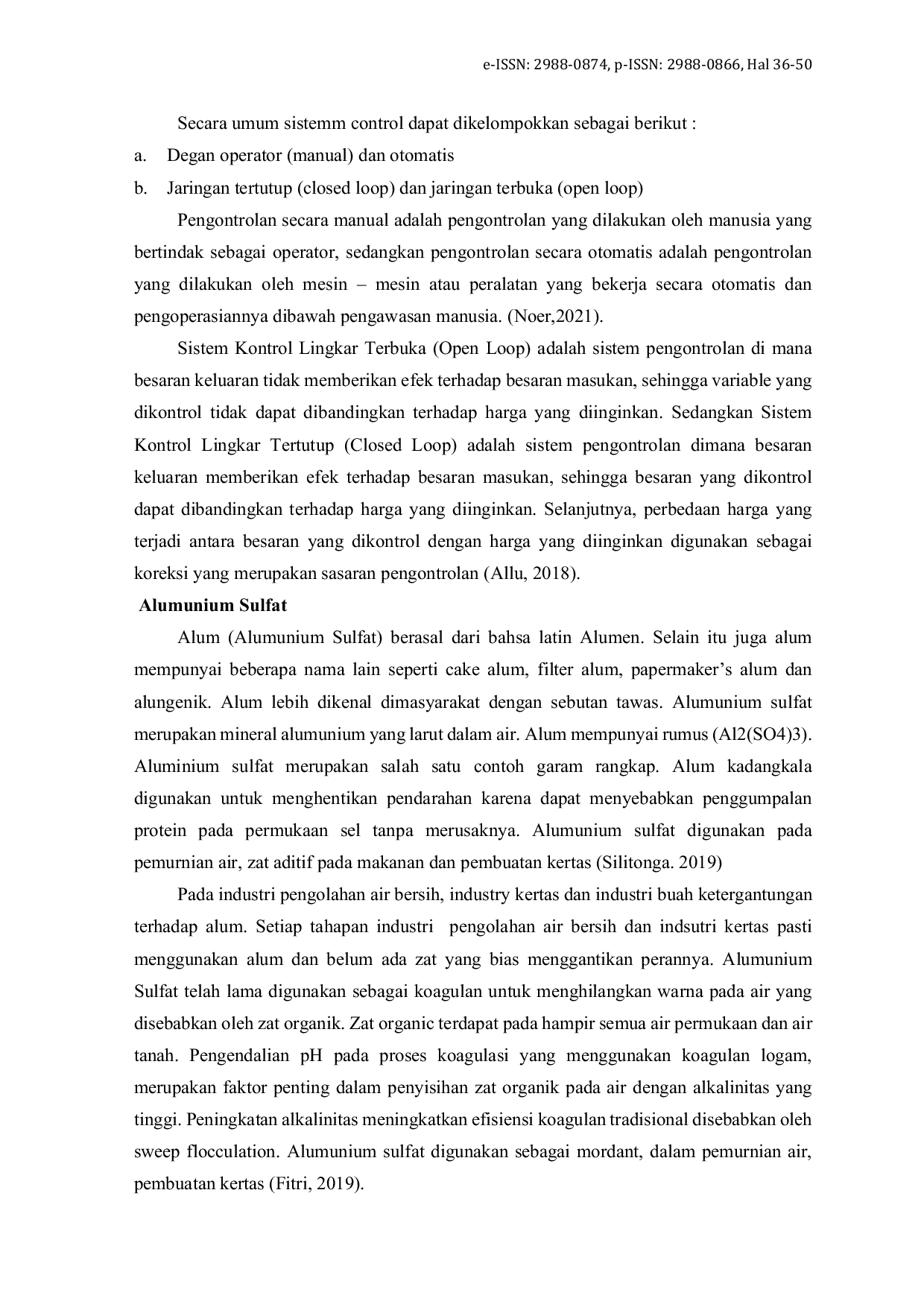 JURIS Sistem Kendali Pembubuhan Alumunium Sulfat Menggunakan PLC Schneider Tm221 Pada Dosing Station di PT Kraktau Tirta Industri