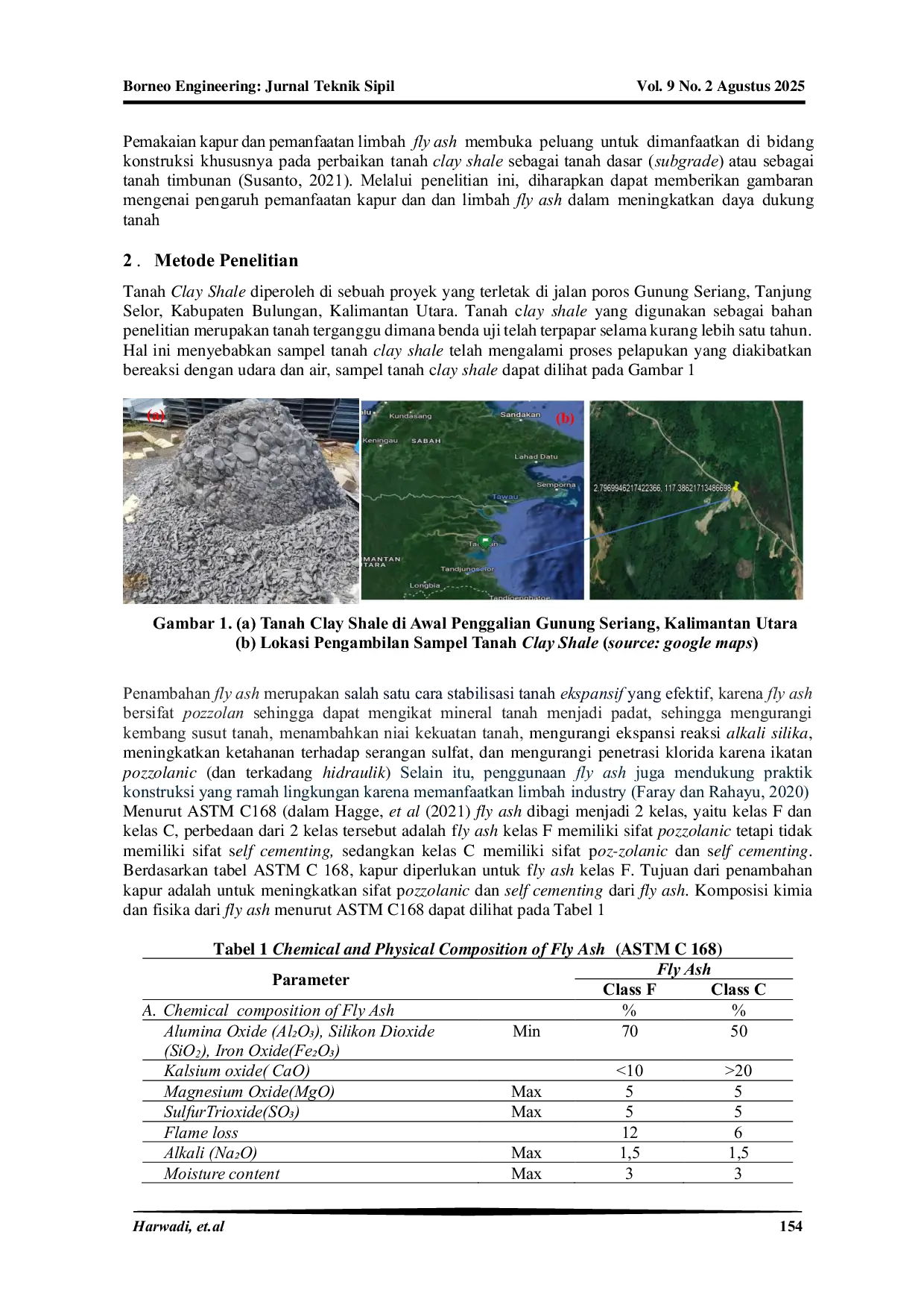 JURIS Analsis Uji Sifat Fisis dan Mekanis Tanah Clay Shale Yang Distabilisasi Dengan Penambahan Kapur dan Fly Ash