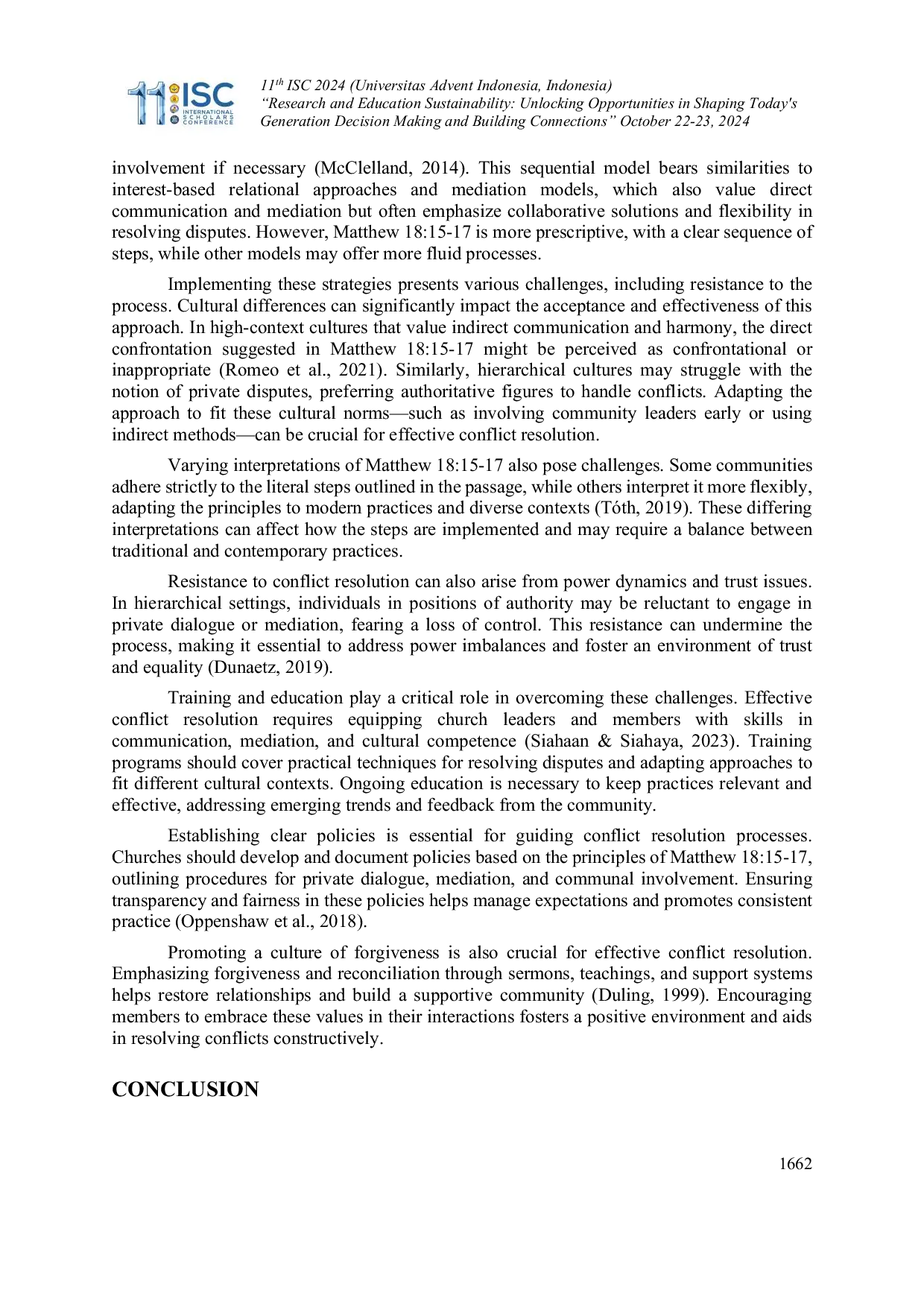JURIS Effective Communication Strategies for Resolving Church Conflicts Insights from Matthew 18 15 17