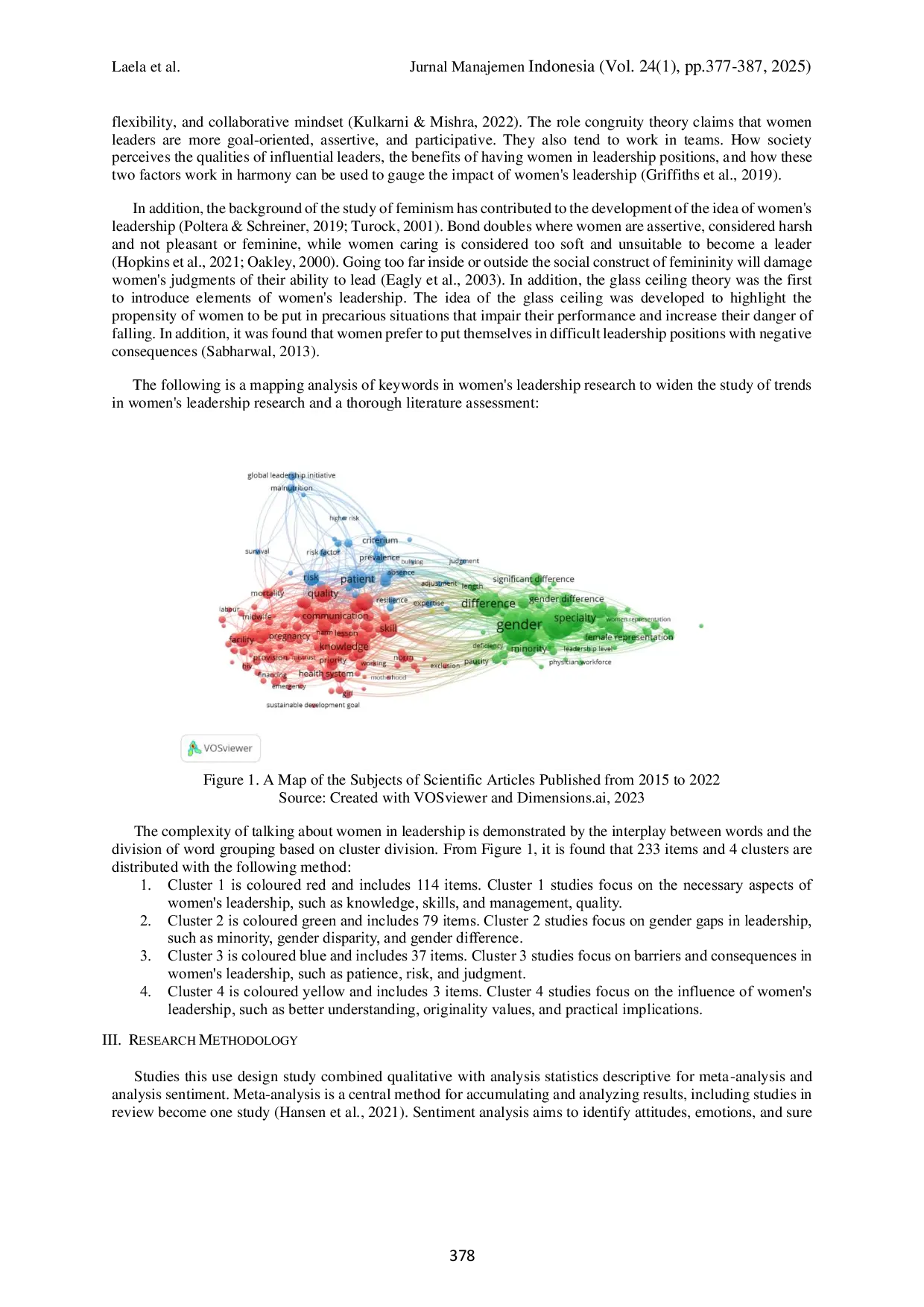 JURIS What is the Global View of Women s Leadership Sentiment Analysis based on Meta Analysis