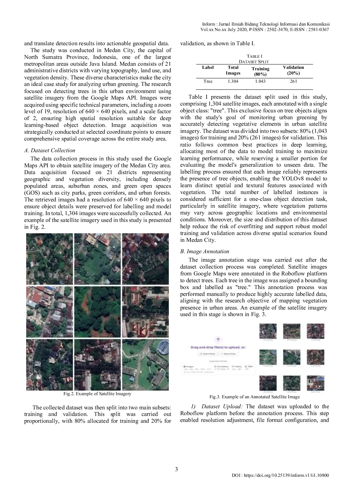 JURIS Integration of Google Maps with the YOLO Method for Urban Greening Monitoring