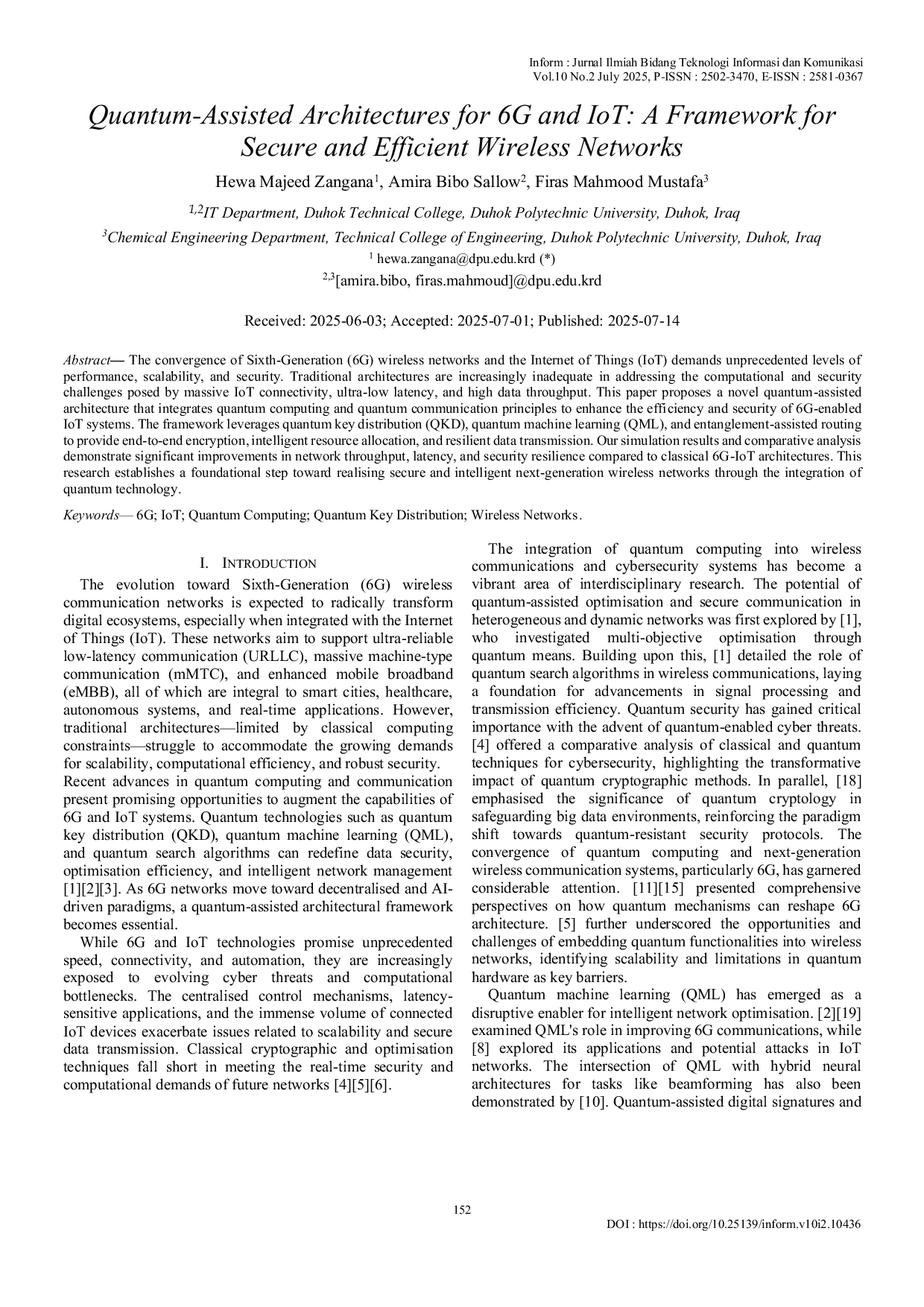JURIS Quantum Assisted Architectures for 6G and IoT A Framework for Secure and Efficient Wireless Networks