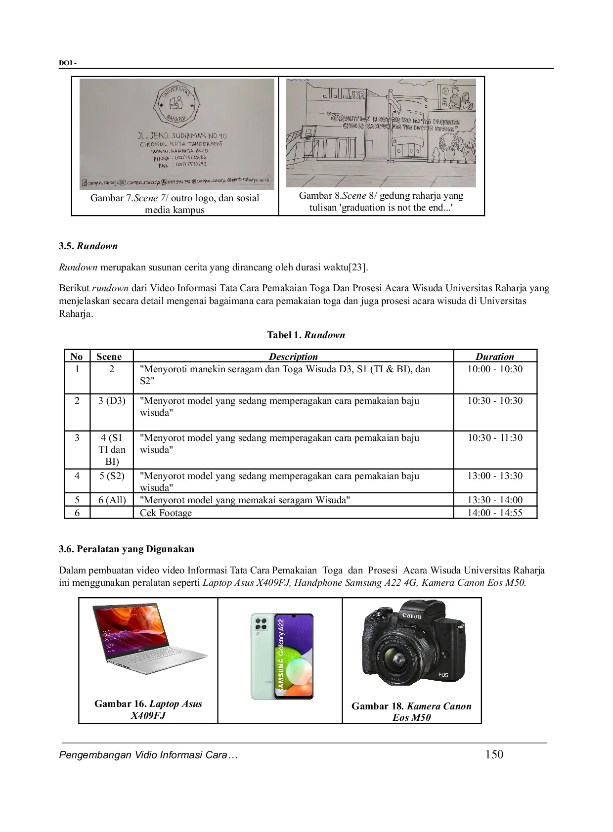 JURIS Pengembangan Video Informasi Cara Mengenakan Pakaian Toga dan Prosesi Wisuda Pada Universitas Raharja