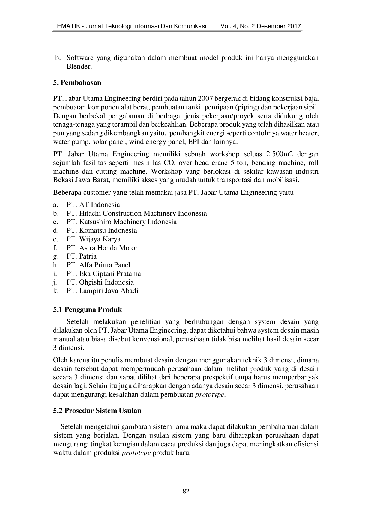 juris 3D Modeling Mesin Epi Electron Power Inverter Pada Pt Jabar Utama Engineering Menggunakan Software Blender