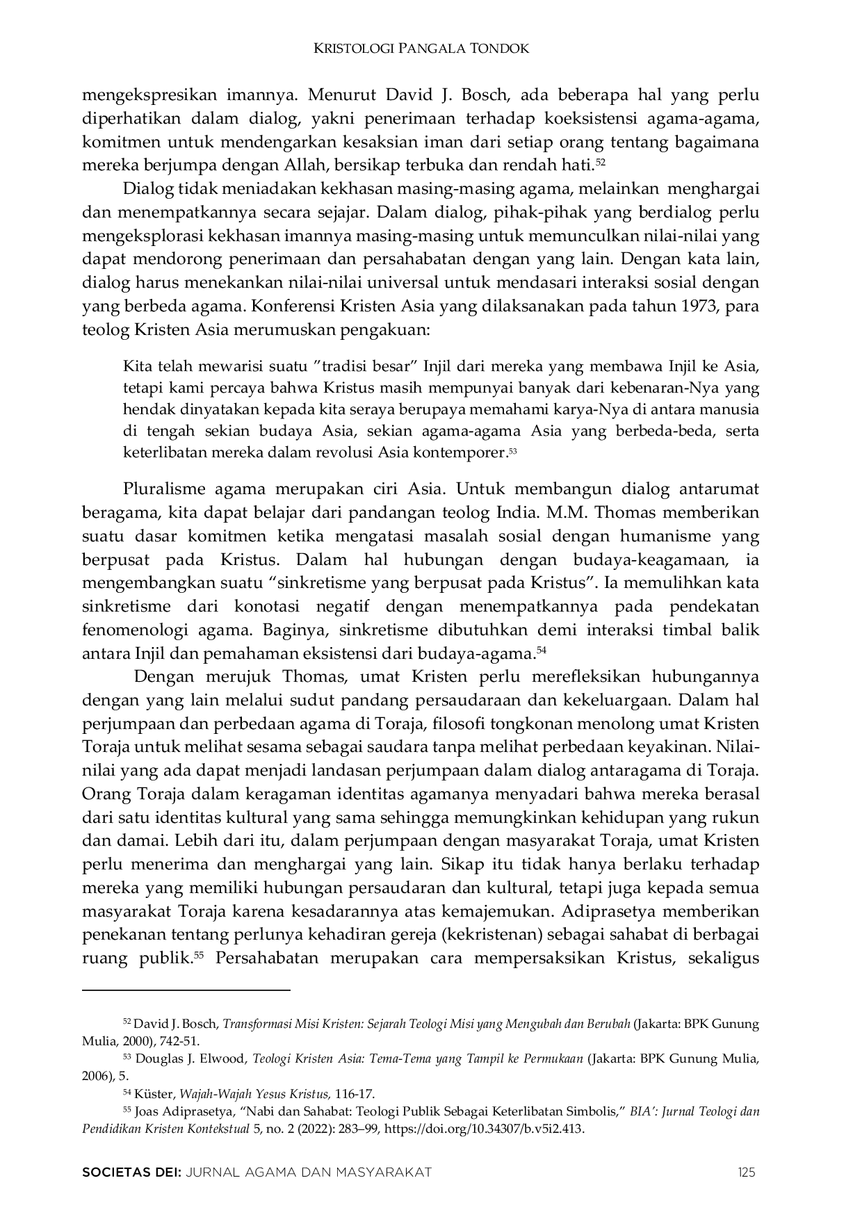 JURIS Kristologi Pangala Tondok