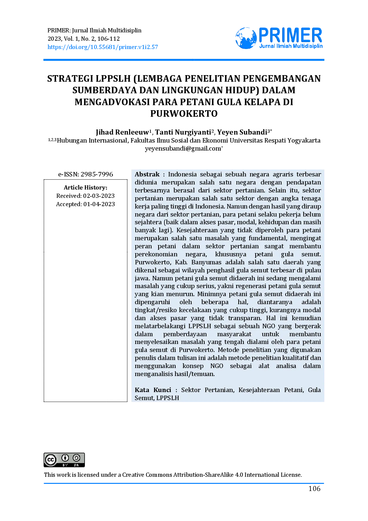 juris Strategi Lppslh Dalam Mengadvokasi Para Petani Gula Kelapa Di Purwokerto