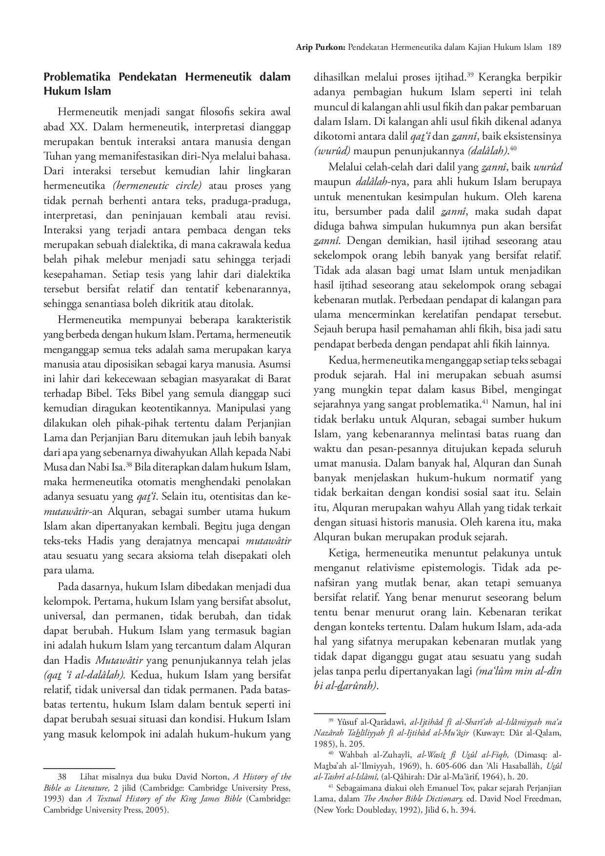 juris Pendekatan Hermeneutika dalam Kajian Hukum Islam