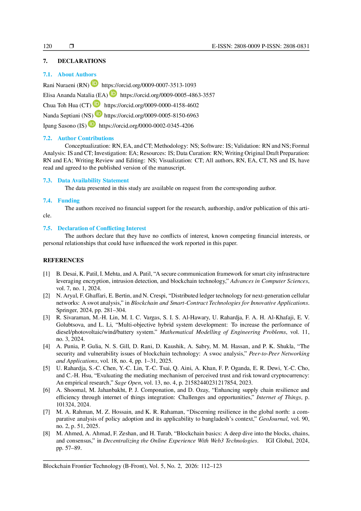 JURIS Decentralized Storage in Smart City Data Infrastructure SWOT Analysis