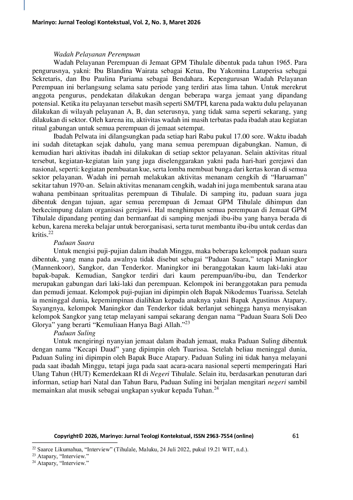 JURIS Sejarah Jemaat Gereja Protestan Maluku Tihulale 1935 1999