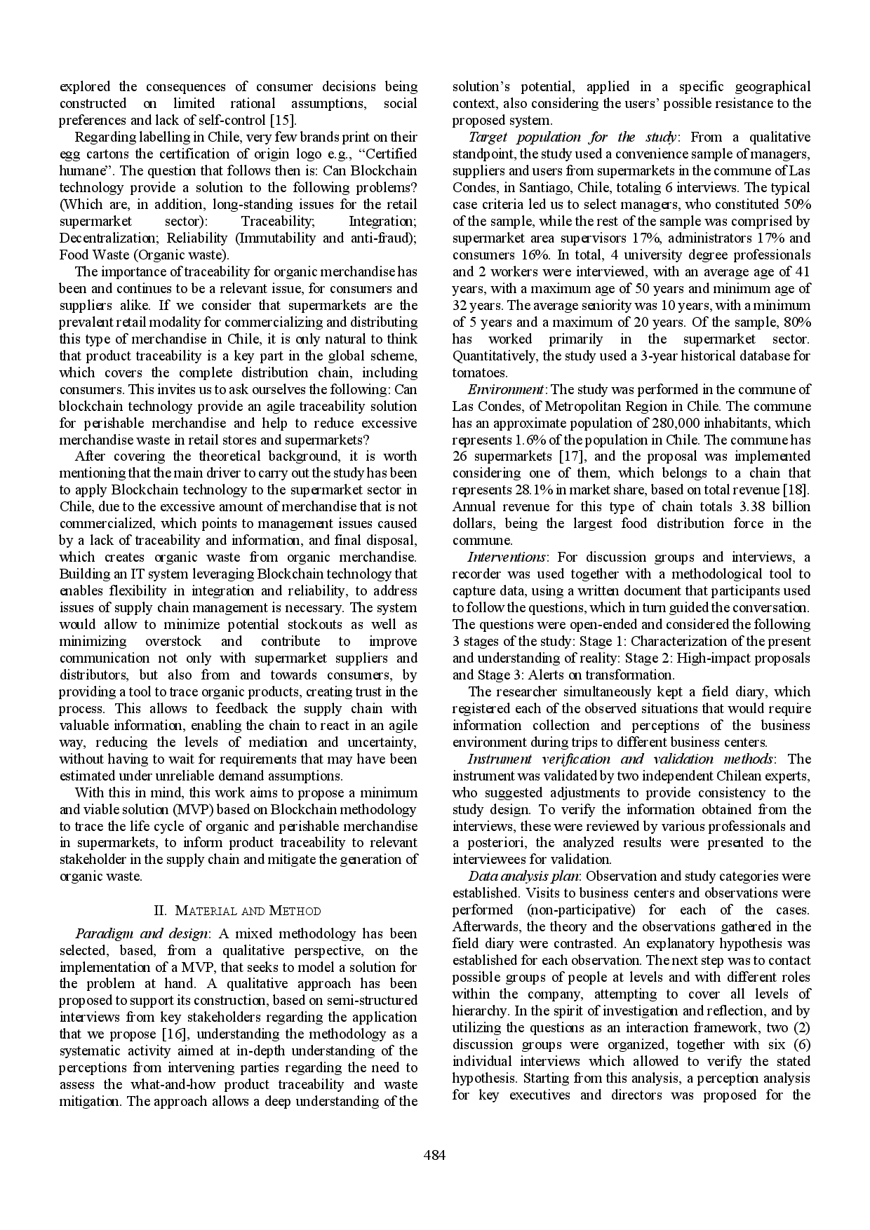 juris Blockchain in Supermarkets Mitigating the Problem of Organic Waste Generation