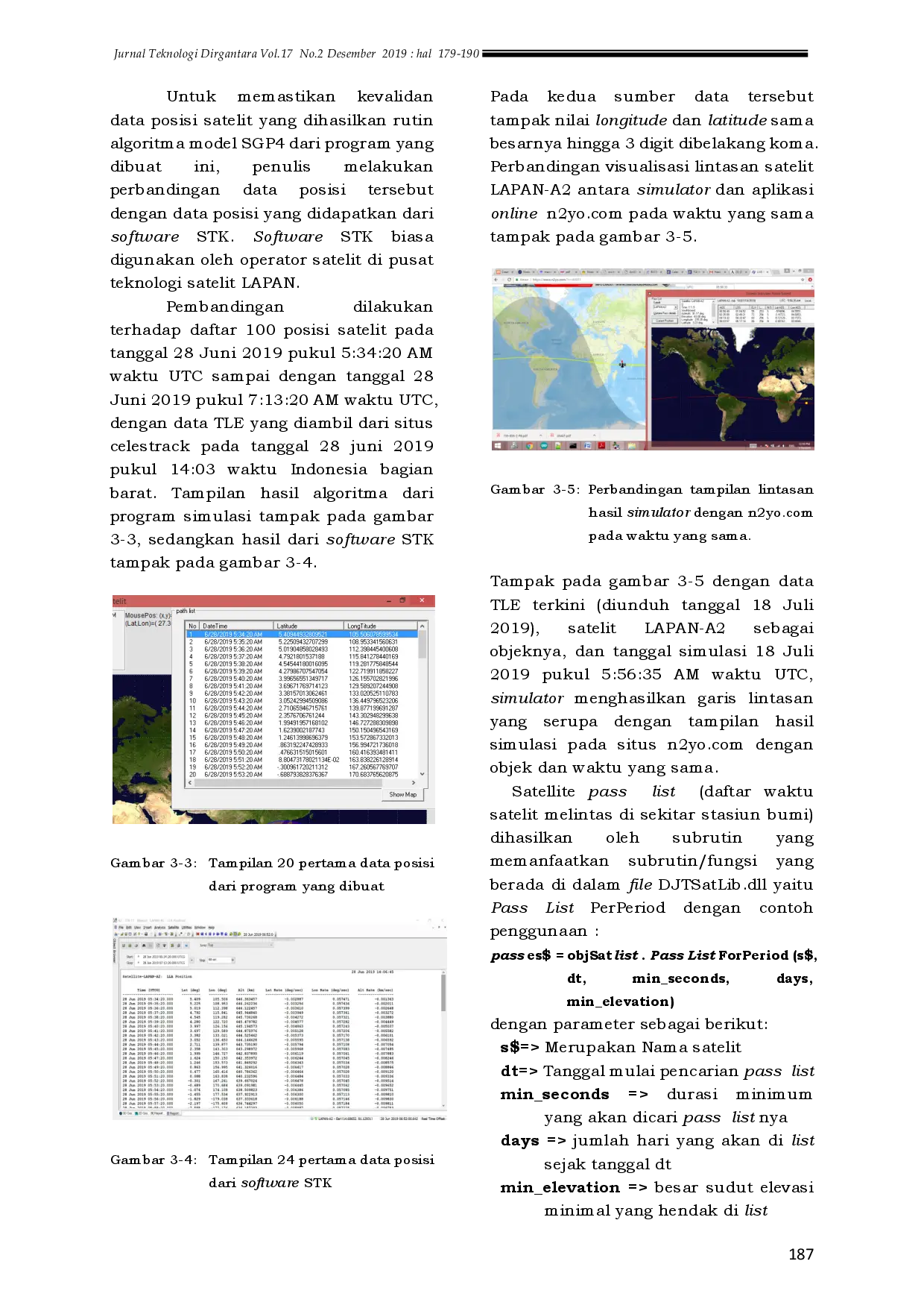 juris Simulator Visual 2 Dimensi Prediksi Lintasan Satelit Orbit Rendah Berbasis Model SGP4 dalam Proyeksi Mercator