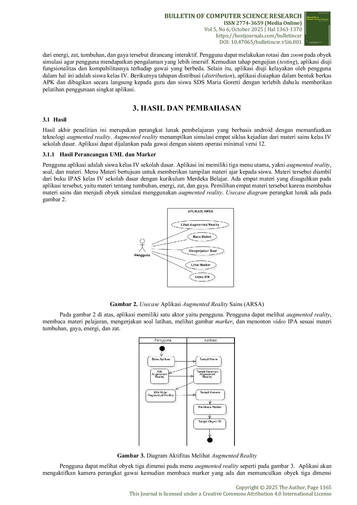 JURIS Penerapan Augmented Reality Pada Media Pembelajaran Sains di Sekolah Dasar Swasta