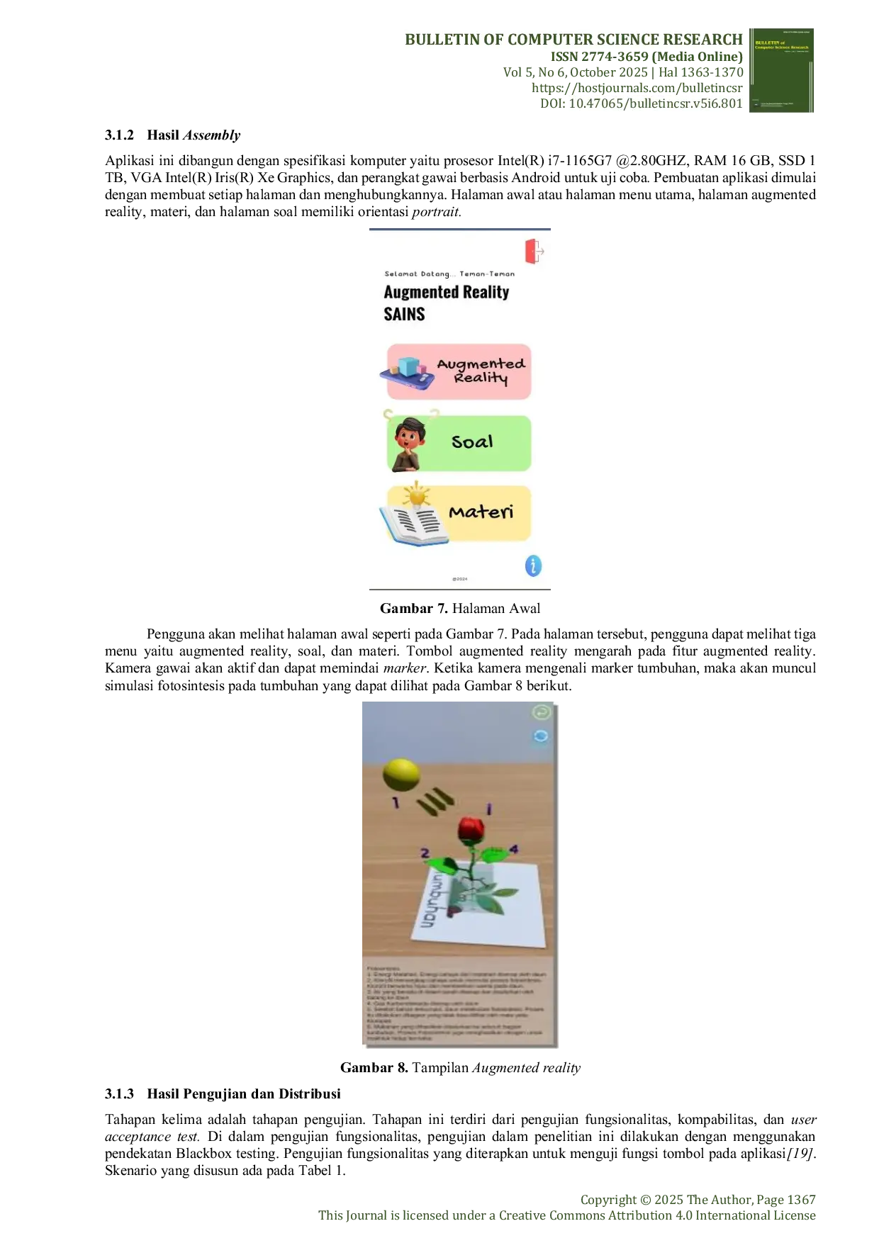 JURIS Penerapan Augmented Reality Pada Media Pembelajaran Sains di Sekolah Dasar Swasta