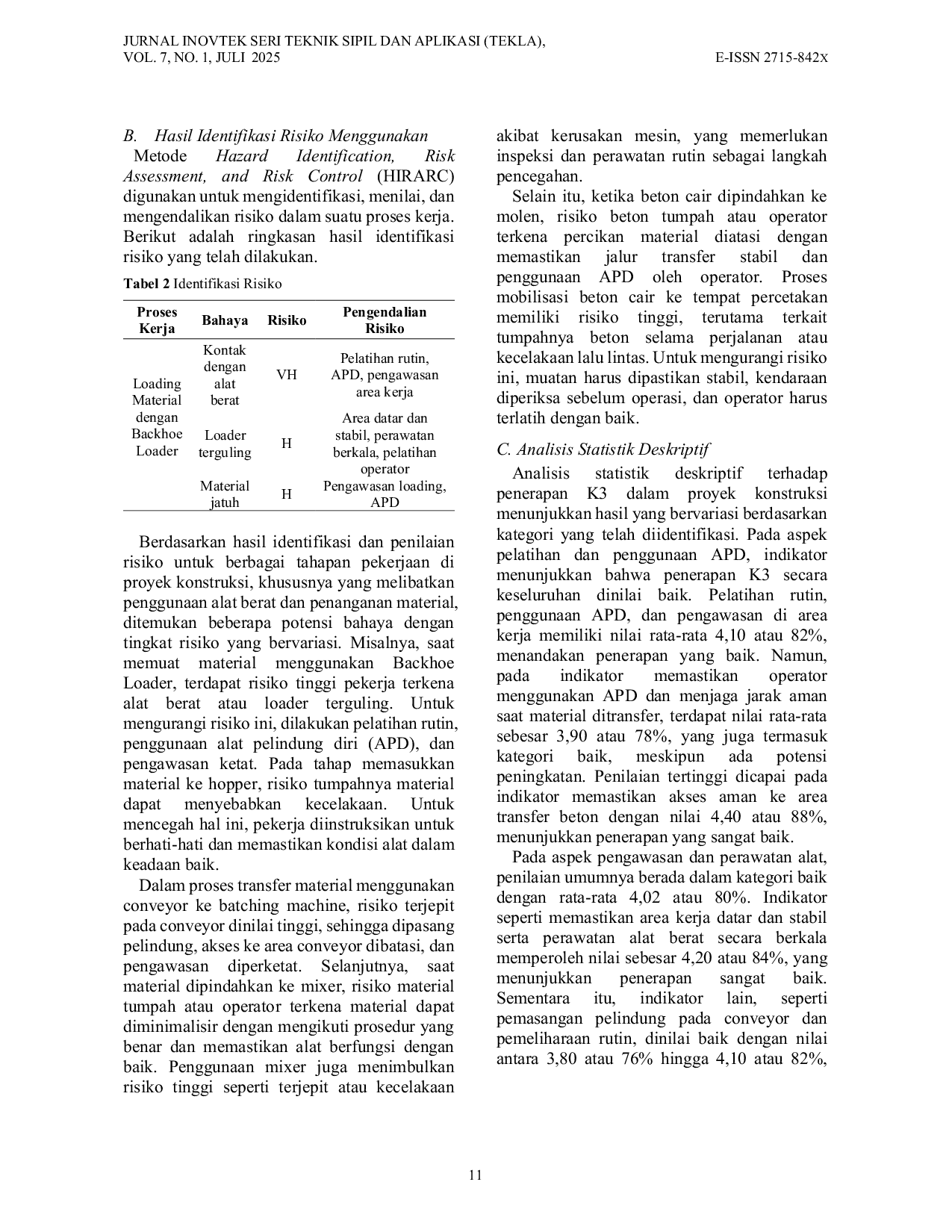 JURIS Penerapan Keselamatan Dan Kesehatan Kerja K3 Batching Plant Di Pt Dumai Jaya Beton