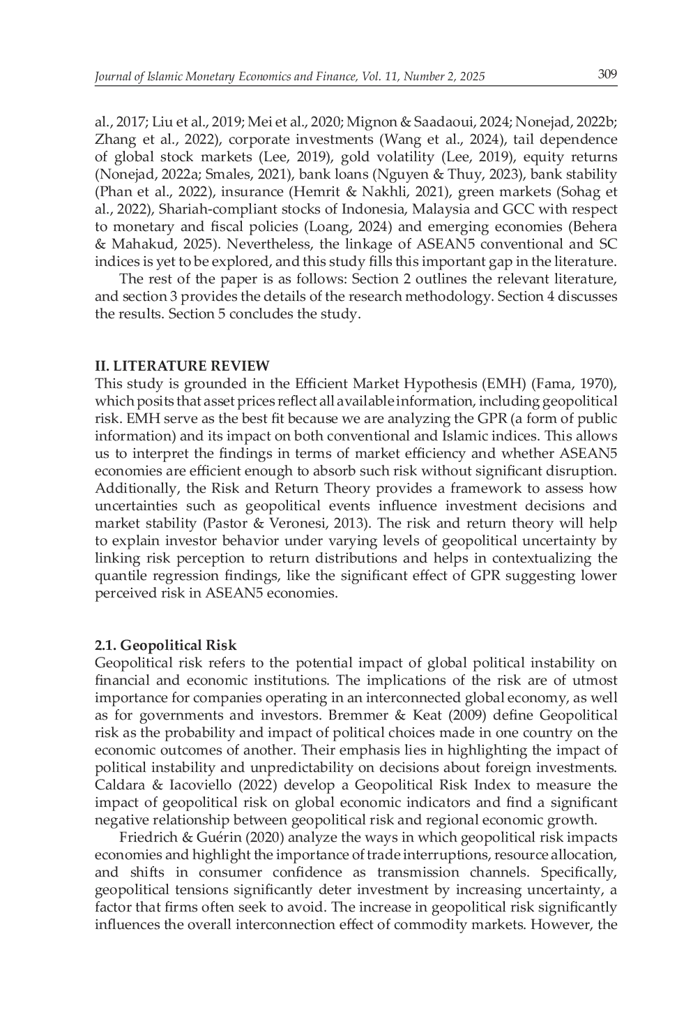 JURIS Does Geopolitical Risk Matter for ASEAN5 Economies Evidence on Conventional and Islamic Compliant Indices