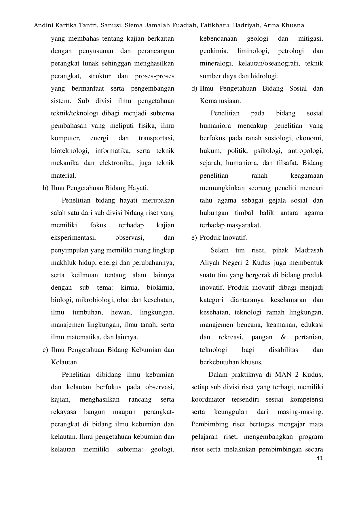 JURIS STRATEGI MADRASAH RISET DALAM MENGEMBANGKAN POTENSI RISET SISWA Studi Kasus Madrasah Aliyah Negeri 2 Kudus