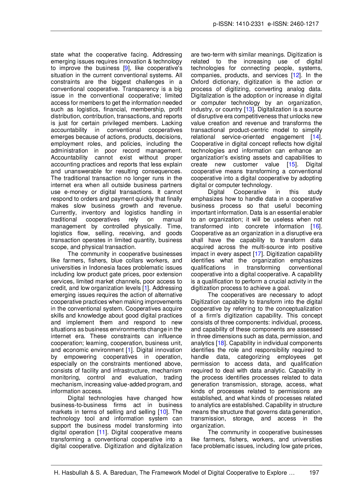JURIS THE FRAMEWORK MODEL OF DIGITAL COOPERATIVE TO EXPLORE ECONOMIC POTENTIAL IN HIGHER EDUCATION