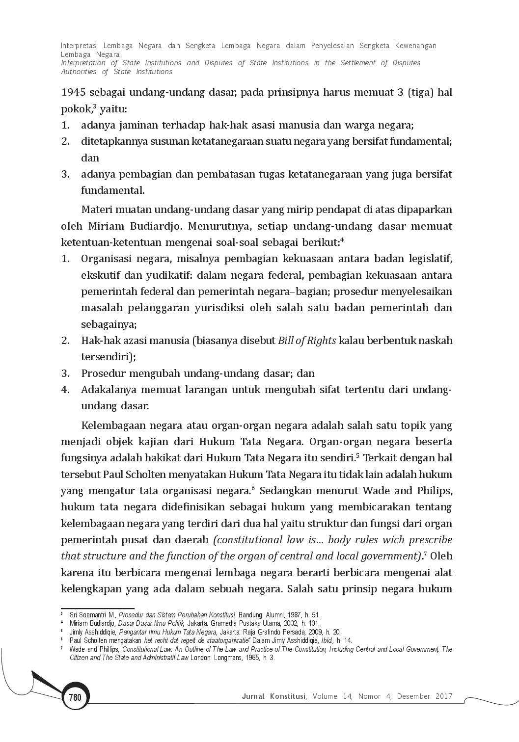 juris Interpretasi Lembaga Negara dan Sengketa Lembaga Negara dalam Penyelesaian Sengketa Kewenangan Lembaga Negara