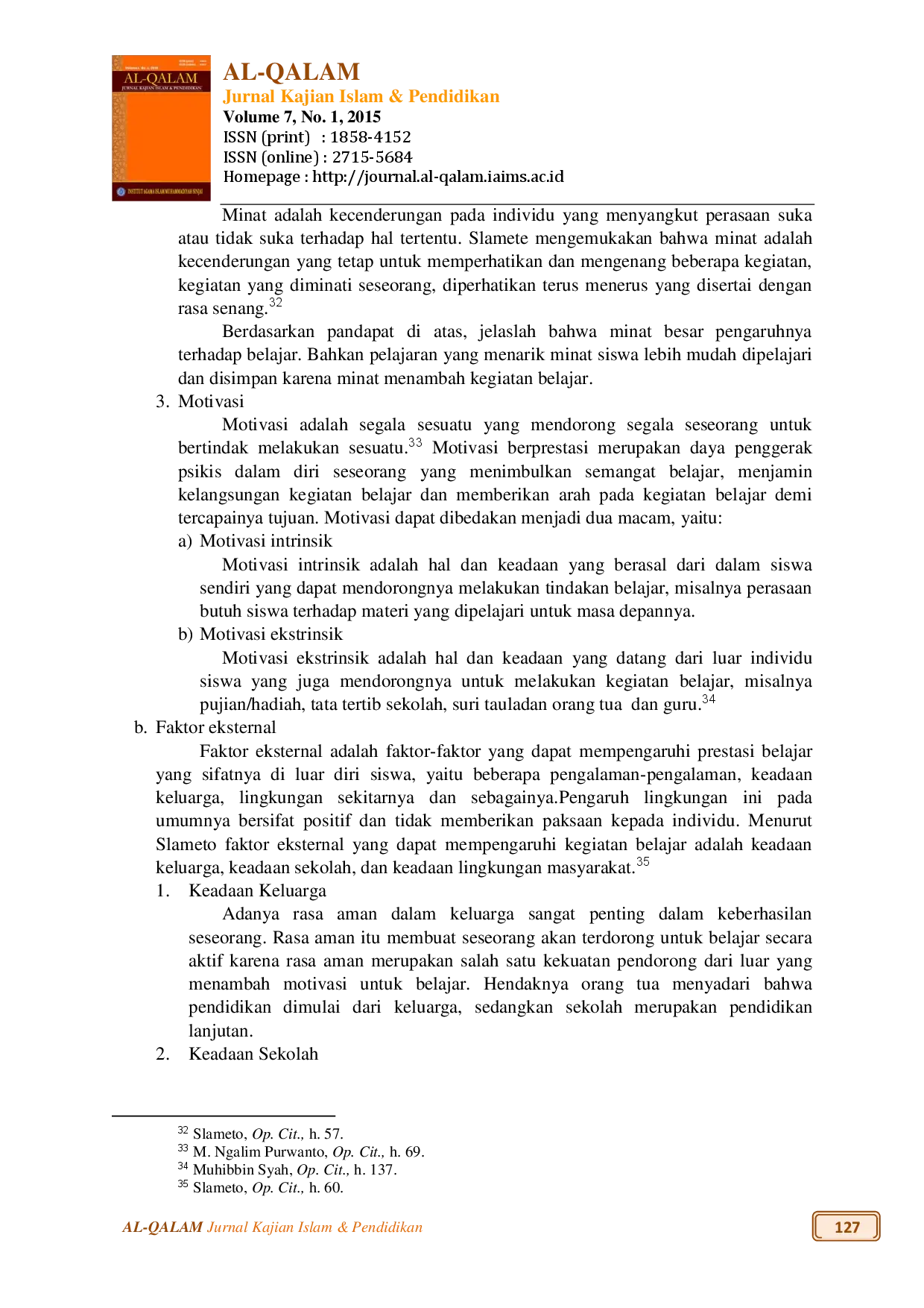 juris Kreativitas Guru Agama Islam Dalam Menumbuhkan Motivasi Belajar