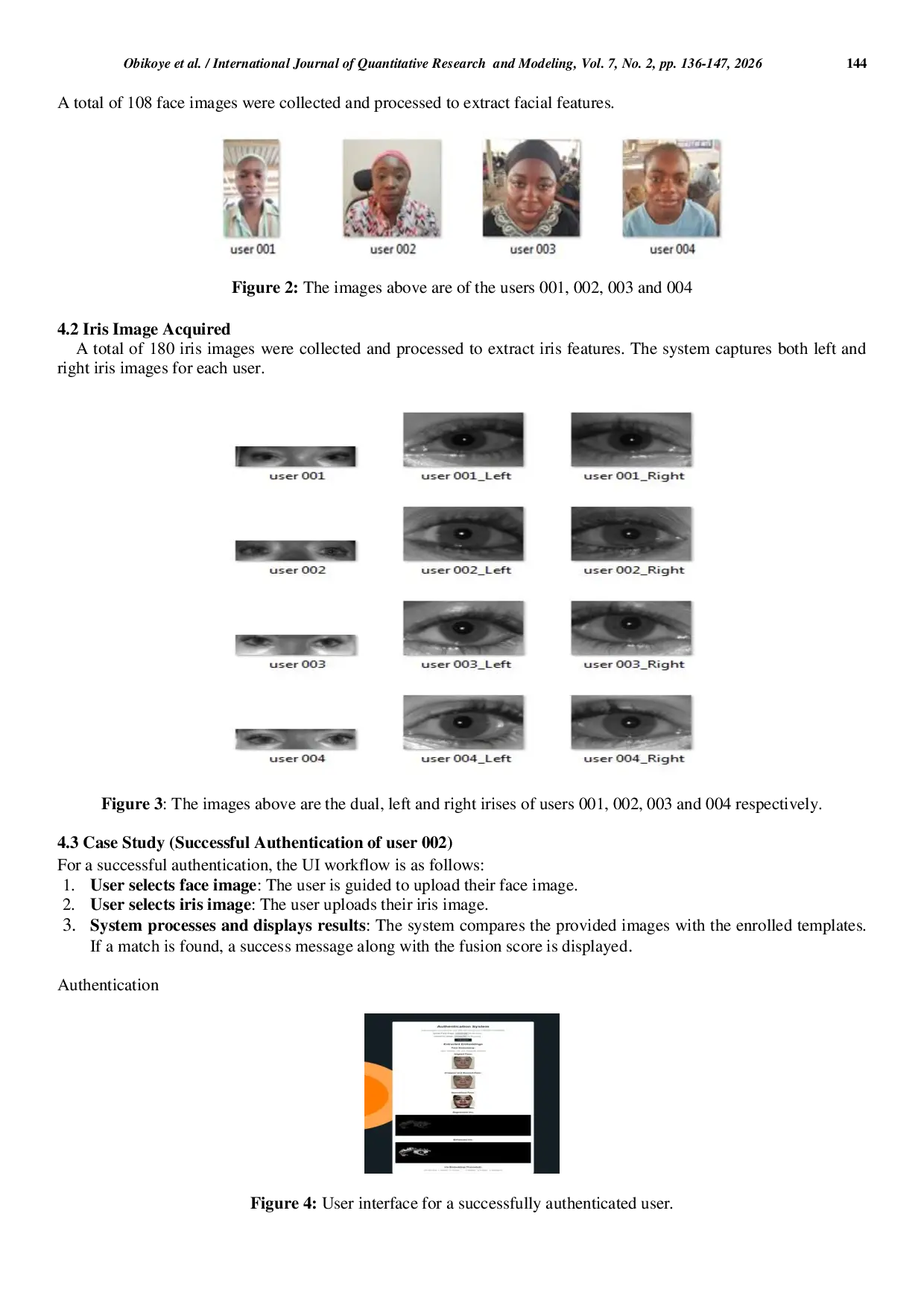 JURIS A CNN Based Bimodal Biometric Authentication System Using Face and Iris Recognition