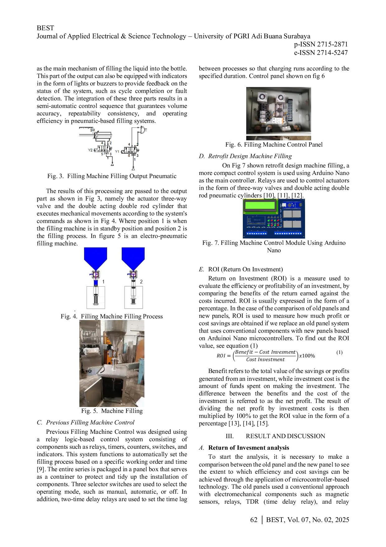 JURIS Filling Machine Panel Retrofit into Arduino Nano Based Digital System at CV Sarana Engineering