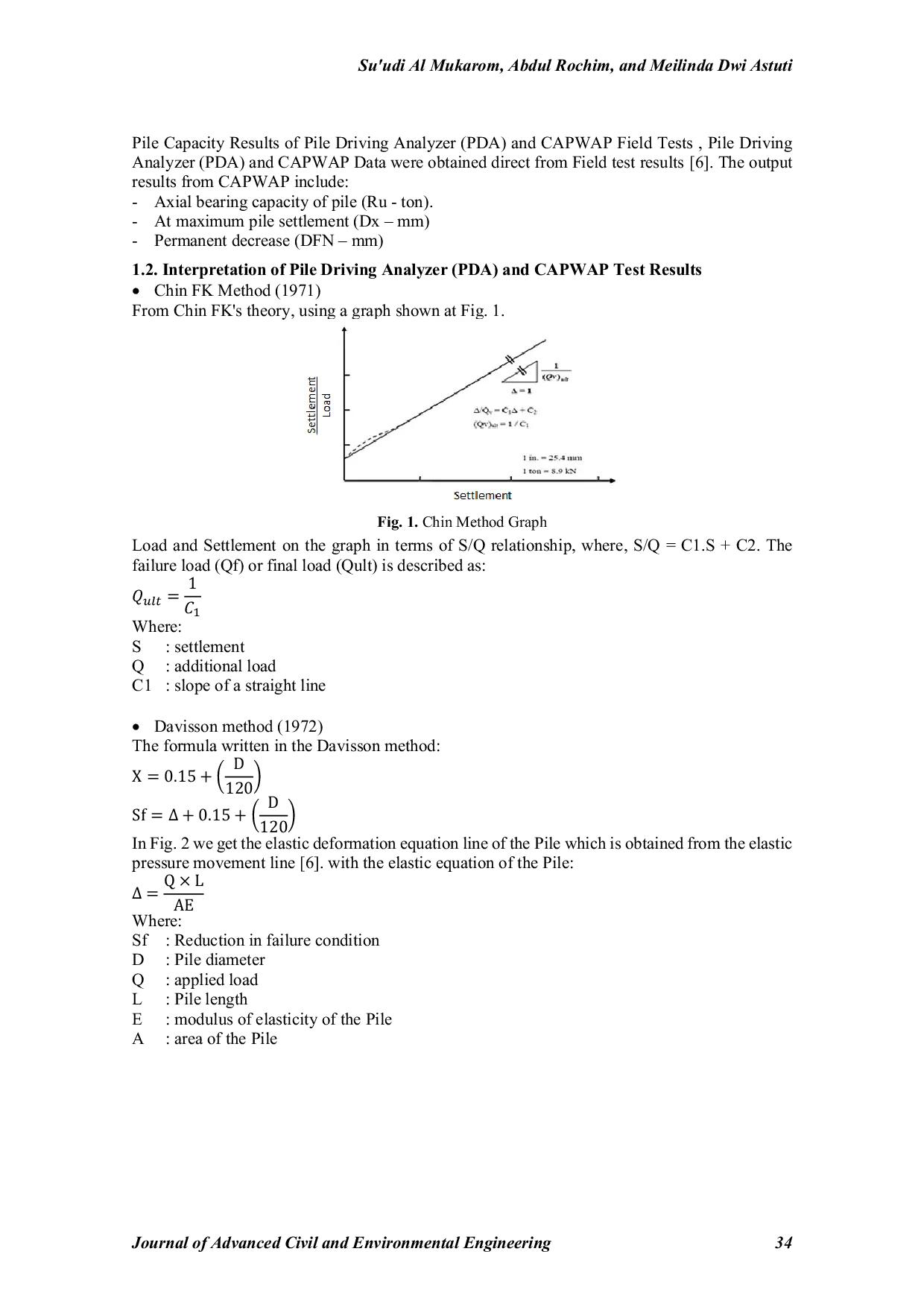 JURIS Pile Capacity Analysis Using Hydraulic Static Pile Driver and Pile Driver Analysis Test Method on the Tuntang River Bridge Foundation Grobogan Regency