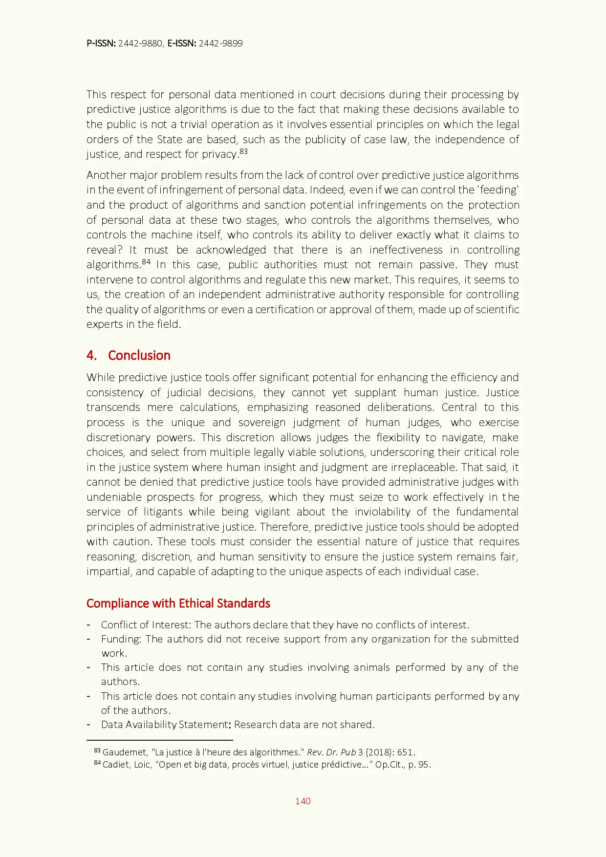 juris Artificial Intelligence and Administrative Justice An Analysis of Predictive Justice in France