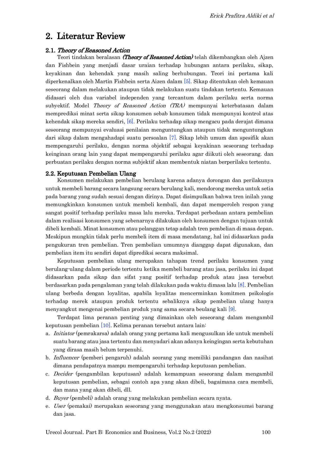 JURIS The Influence of Price and Product Quality on Repurchase Decision with Consumer Satisfaction as a Mediation Variable