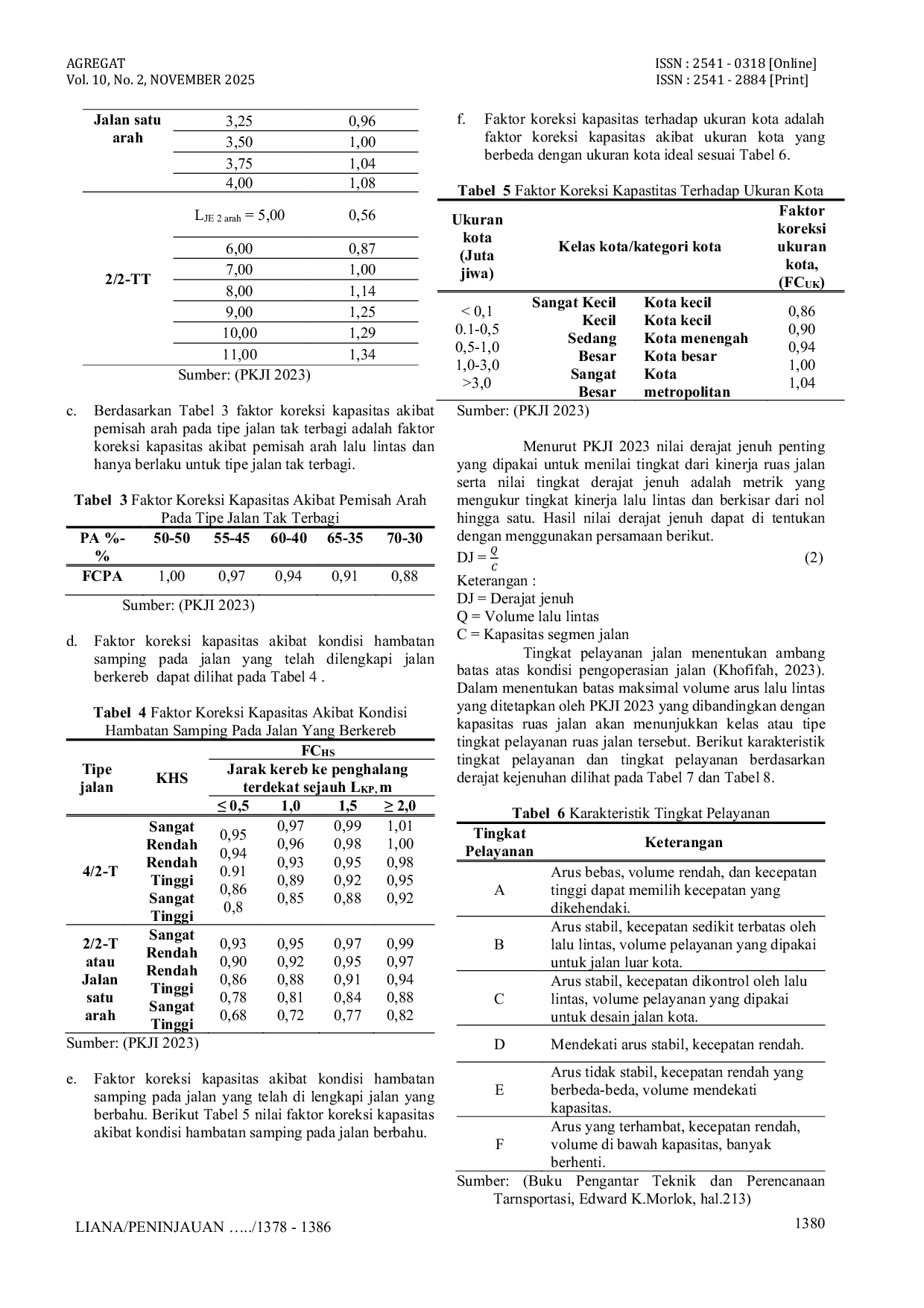 JURIS Peninjauan Kinerja Ruas Jalan dengan Visualisasi PTV Vissim Akibat Aktivitas Sekolah pada Ruas Jalan Ir H Juanda Samarinda