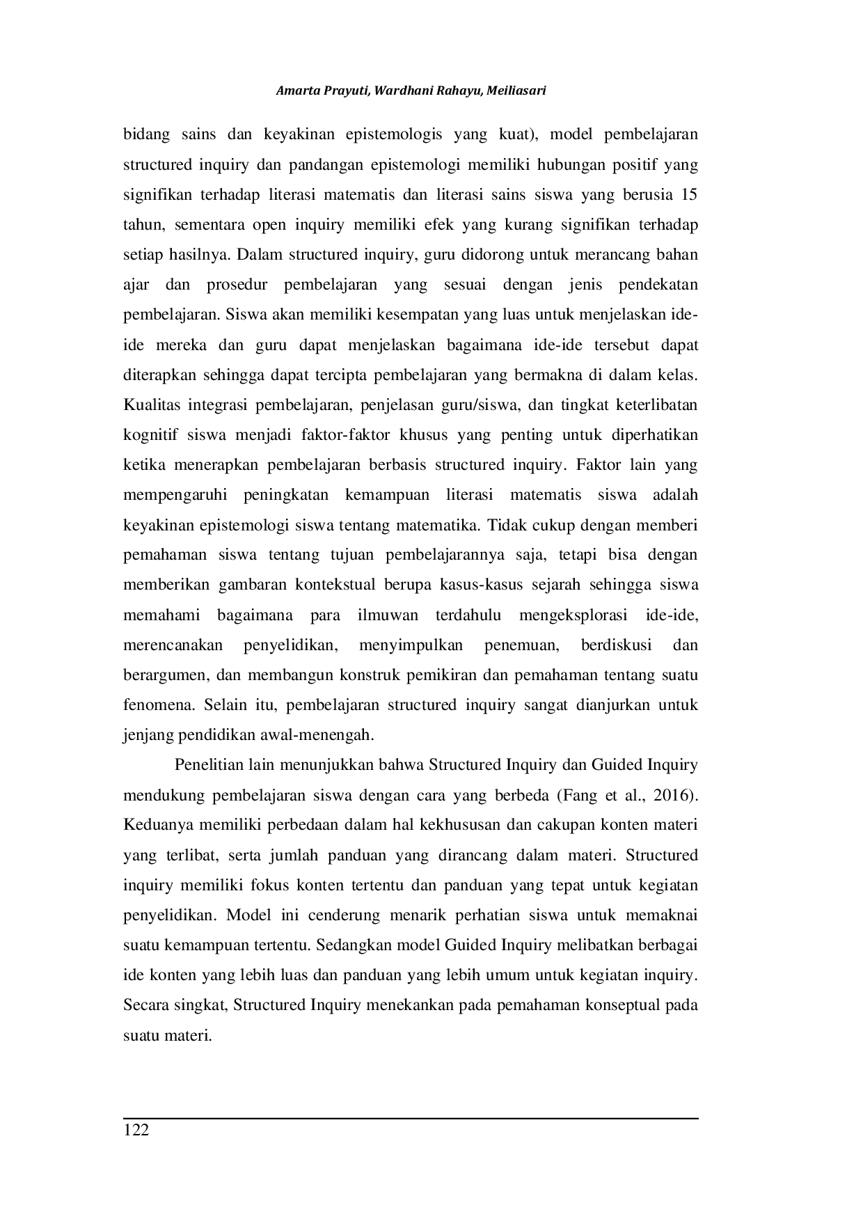 JURIS Systematic Literatur Review Peningkatan Kemampuan Literasi Matematis dengan Model Pembelajaran Structured Inquiry