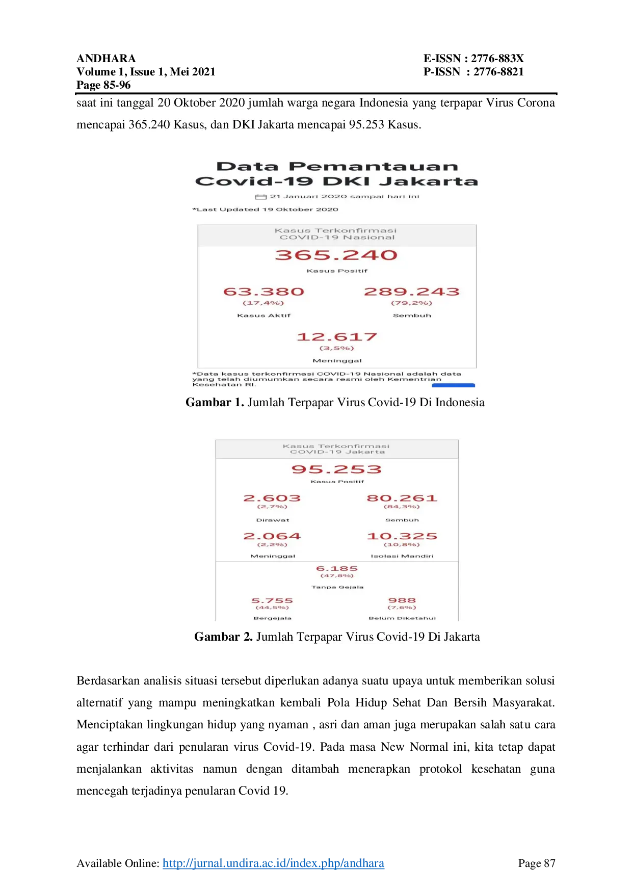JURIS Penerapan Perilaku Hidup Bersih dan Sehat PHBS dan Penggunaan Herbal Imuniti di Masa New Normal di Lingkungan Kelurahan Tanjung Duren