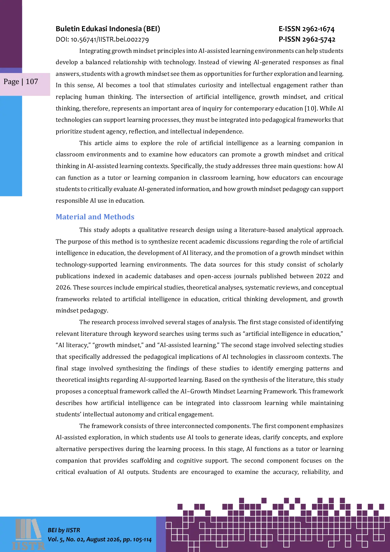 JURIS Artificial Intelligence As A Learning Companion In The Classroom