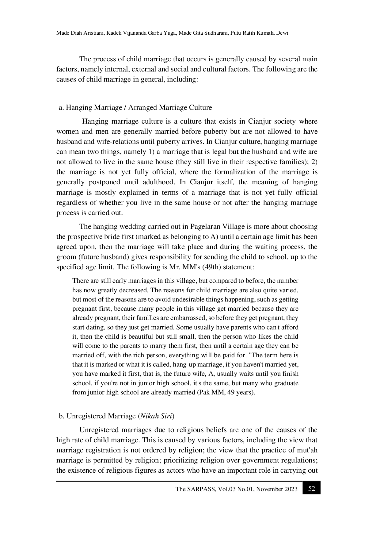 JURIS The Phenomenon of Child Marriage Between Socioreligious Problem and The Impact of Digitalization