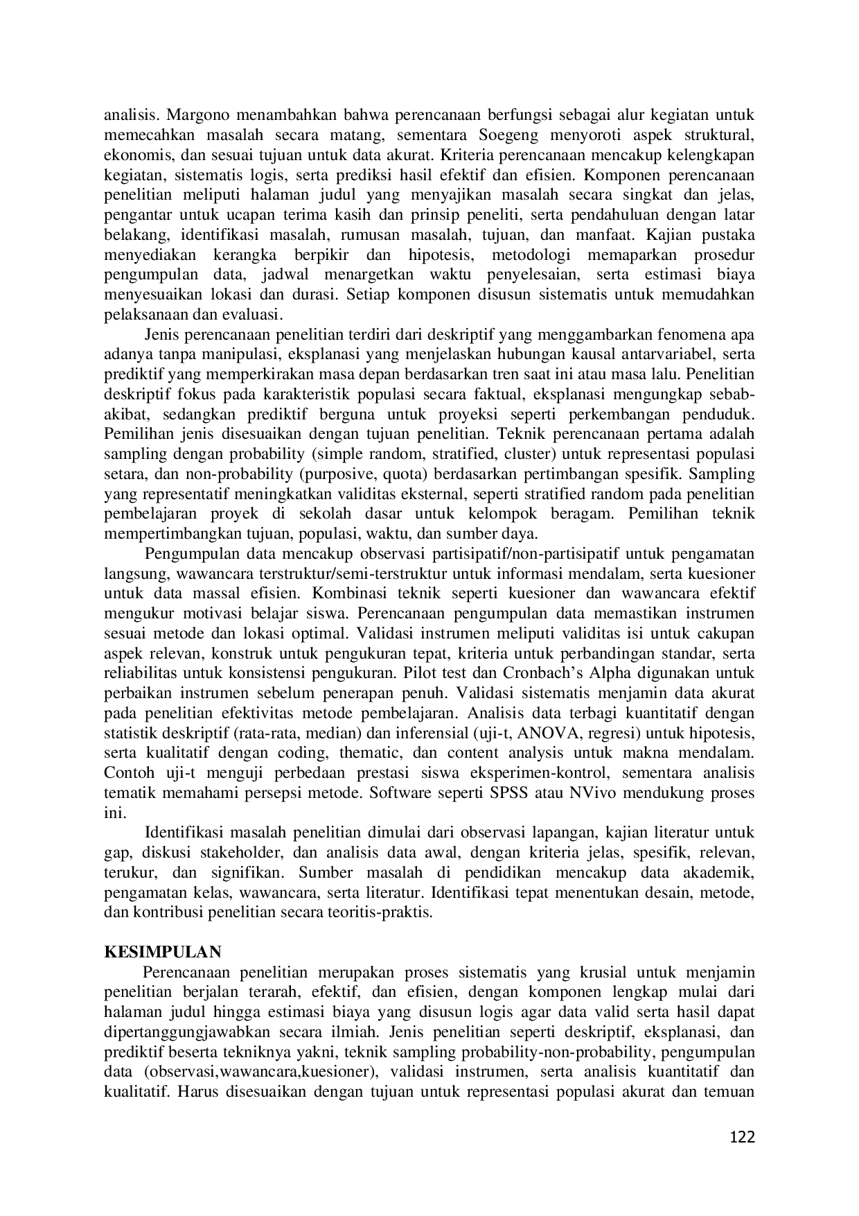 JURIS Perencanaan dan Penelitian