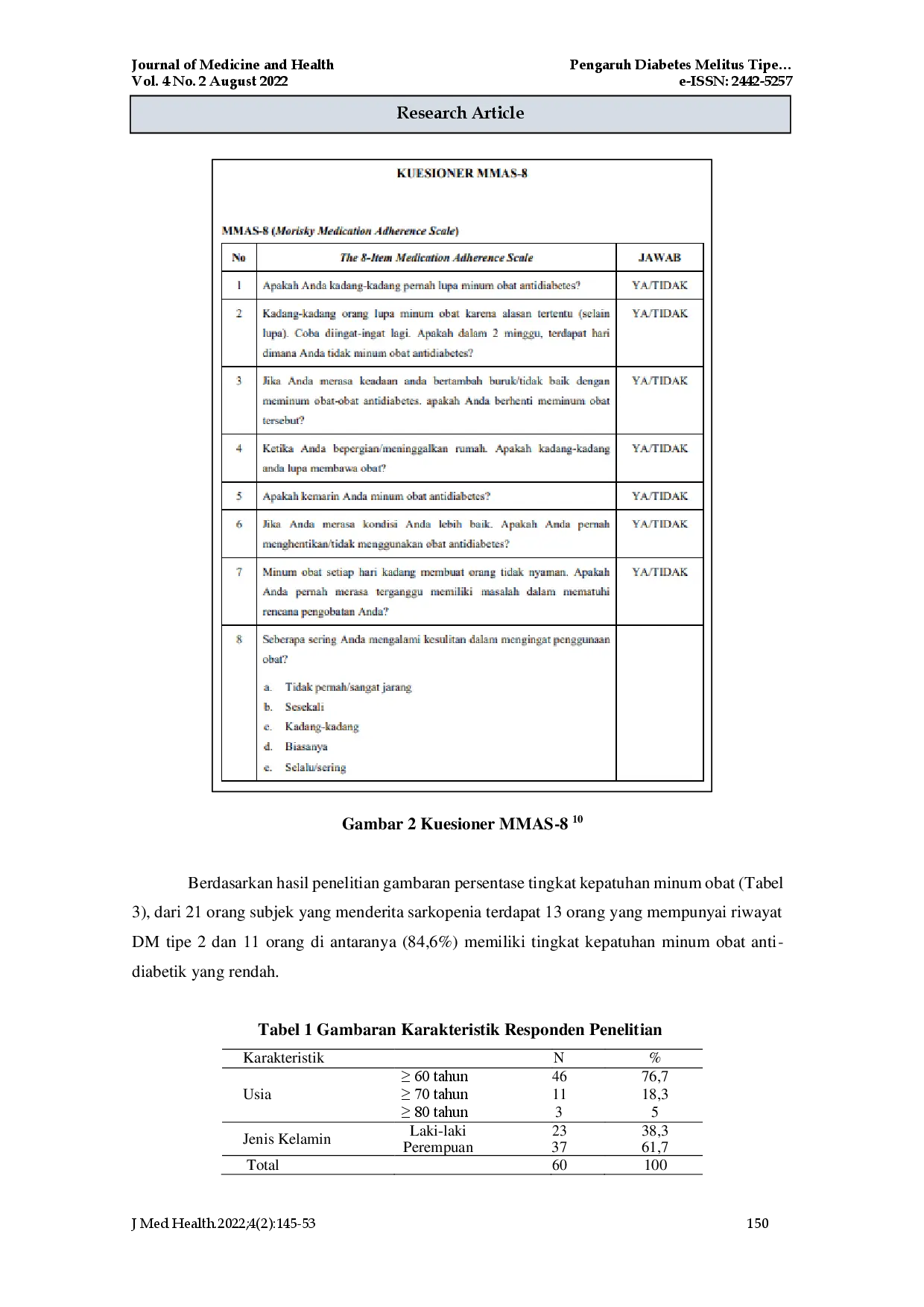 juris Pengaruh Diabetes Melitus Tipe 2 terhadap Sarkopenia pada Lansia